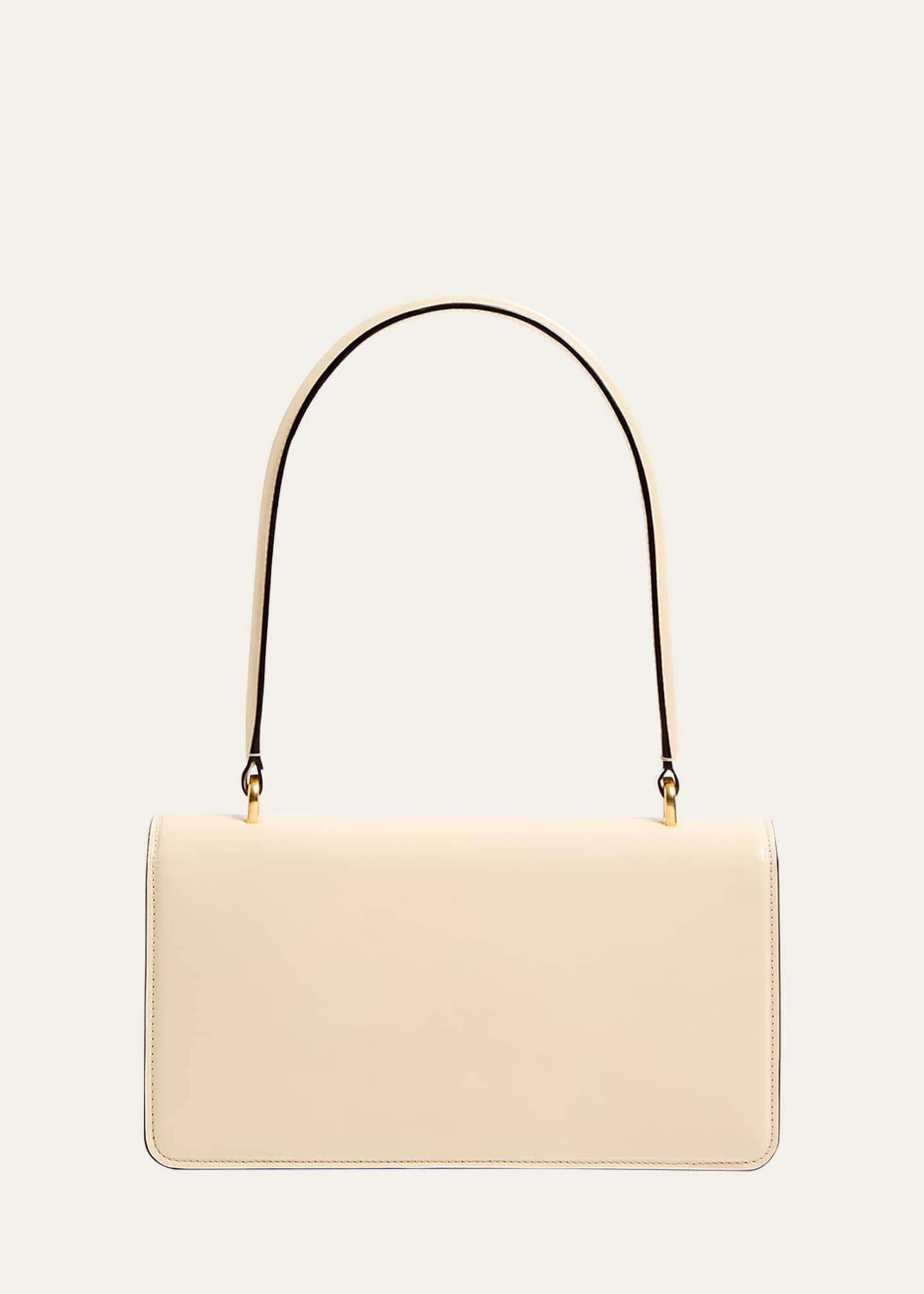 Valentino Garavani Vain VLOGO Leather Top-Handle Bag Image 1 of 5