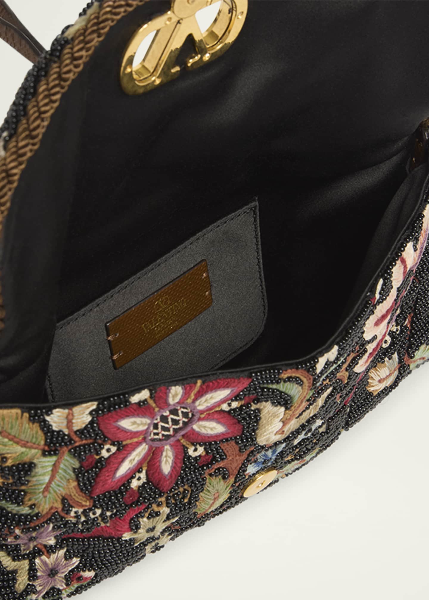 VALENTINO GARAVANI ビーズバッグ 2点セット 花柄 Valentino Garavani Vain Floral Beaded Shoulder Bag - Bergdorf Goodman