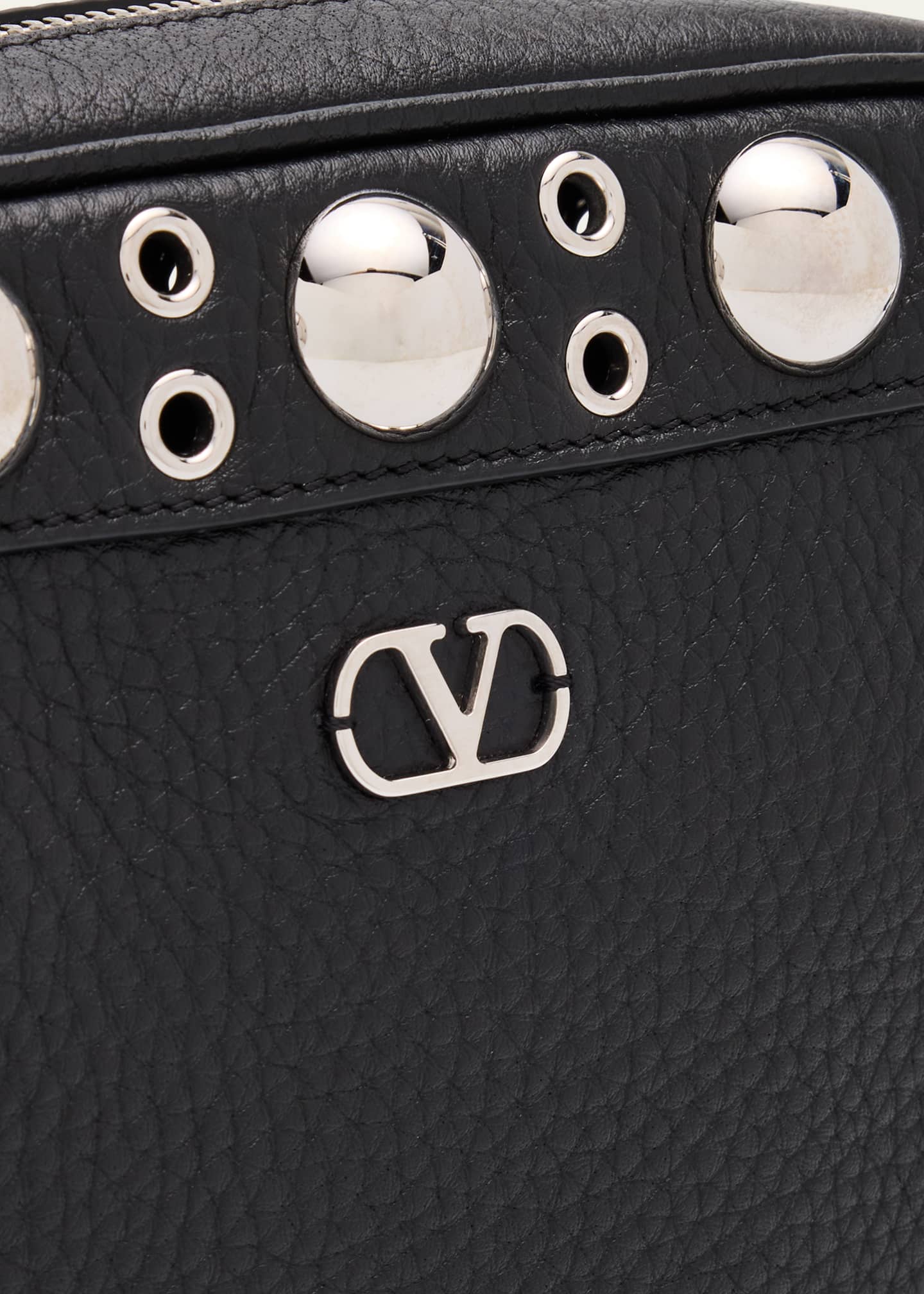 Valentino Garavani Nellcote Studded Leather Camera Crossbody Bag Image 6 of 6