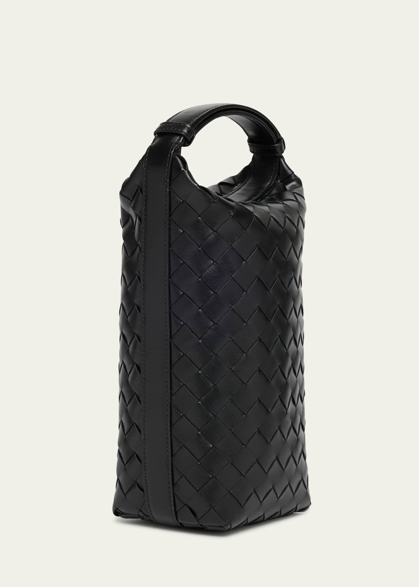 Bottega Veneta Men's Avenue Intrecciato 15 Leather Zip Pouch Image 3 of 6