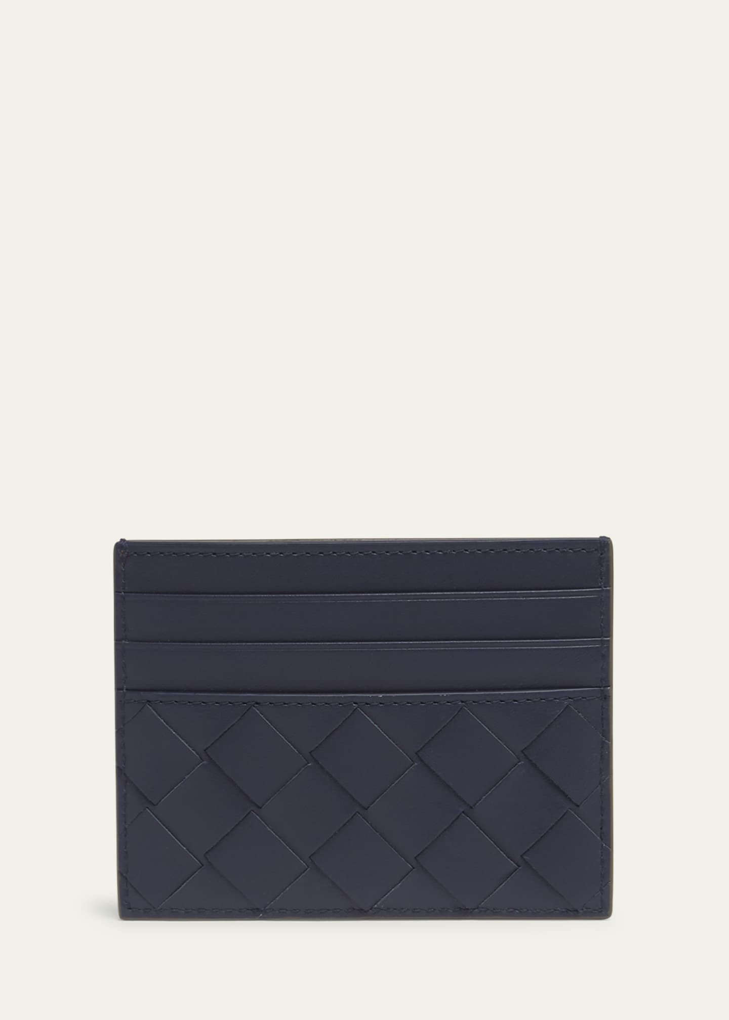 Bottega Veneta Men's Intrecciato 15 Leather Card Holder Image 3 of 4