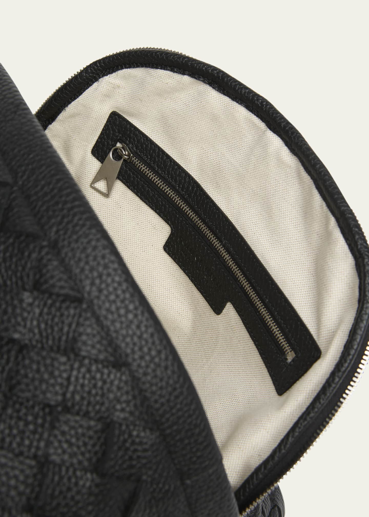 Bottega Veneta Men's Intrecciato 20 Leather Backpack Image 6 of 6