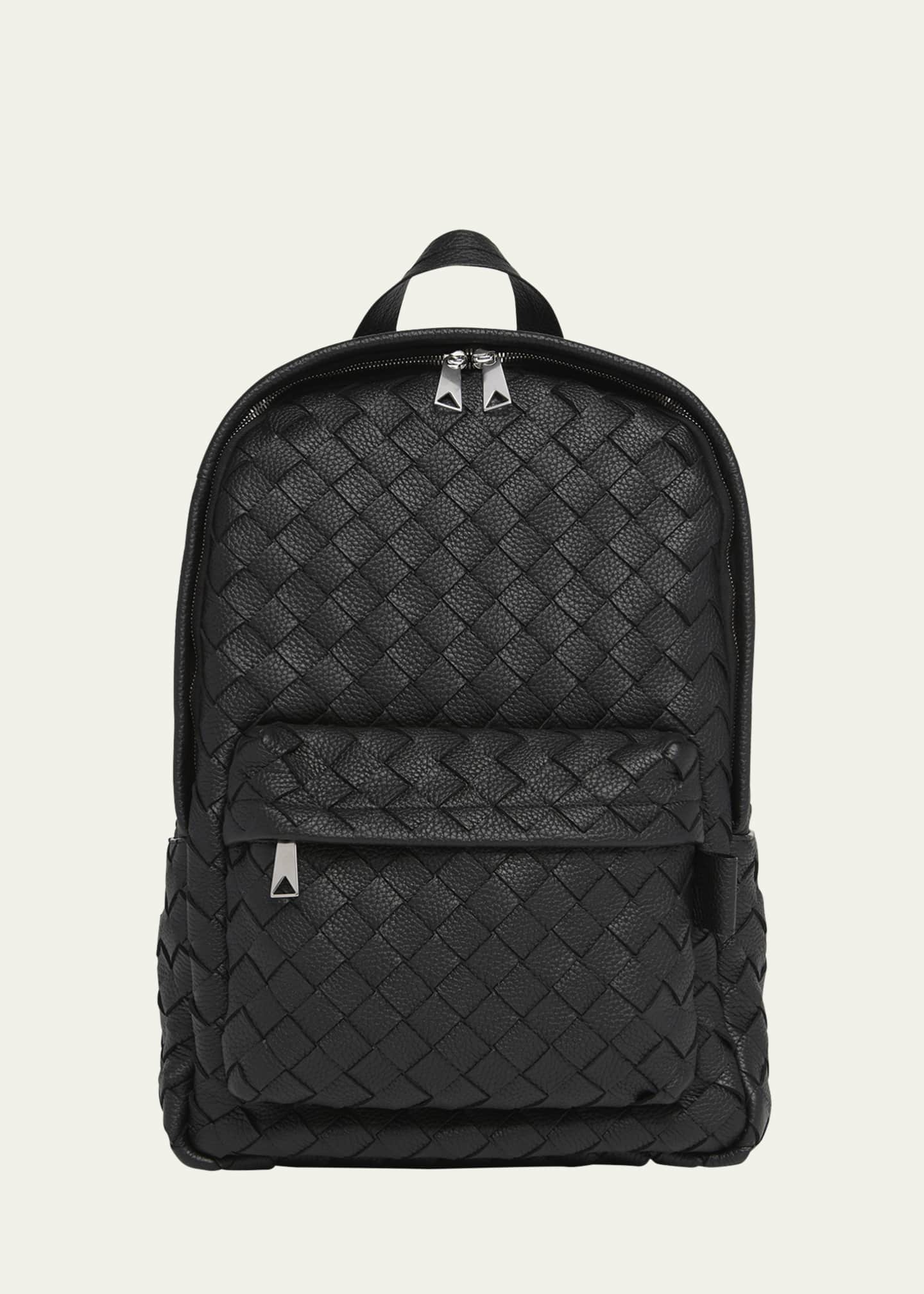 Bottega Veneta Men's Intrecciato 20 Leather Backpack Image 1 of 6