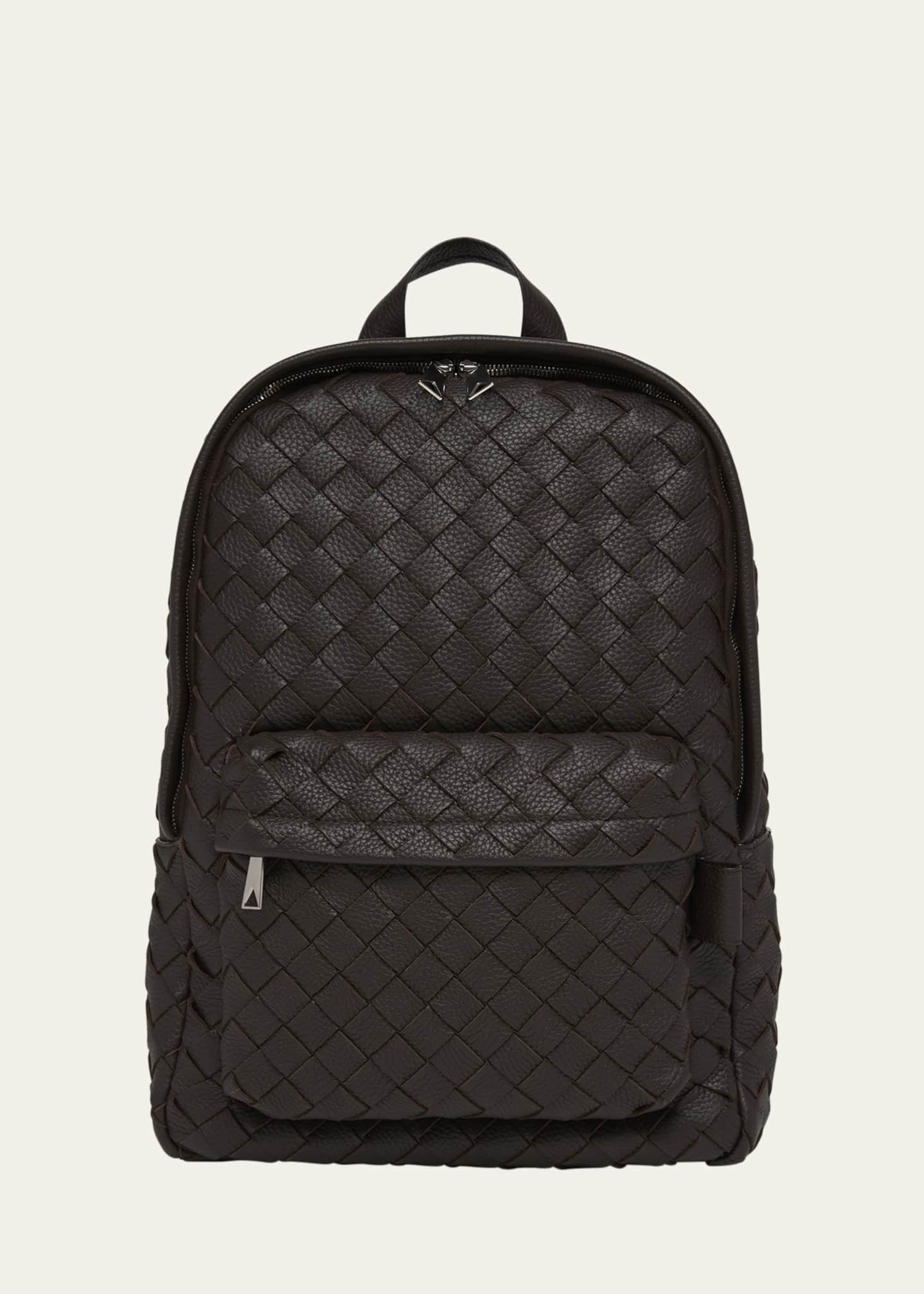 Bottega Veneta キルティングリュック Men's Intrecciato Backpack in Travertine | Bottega Veneta US