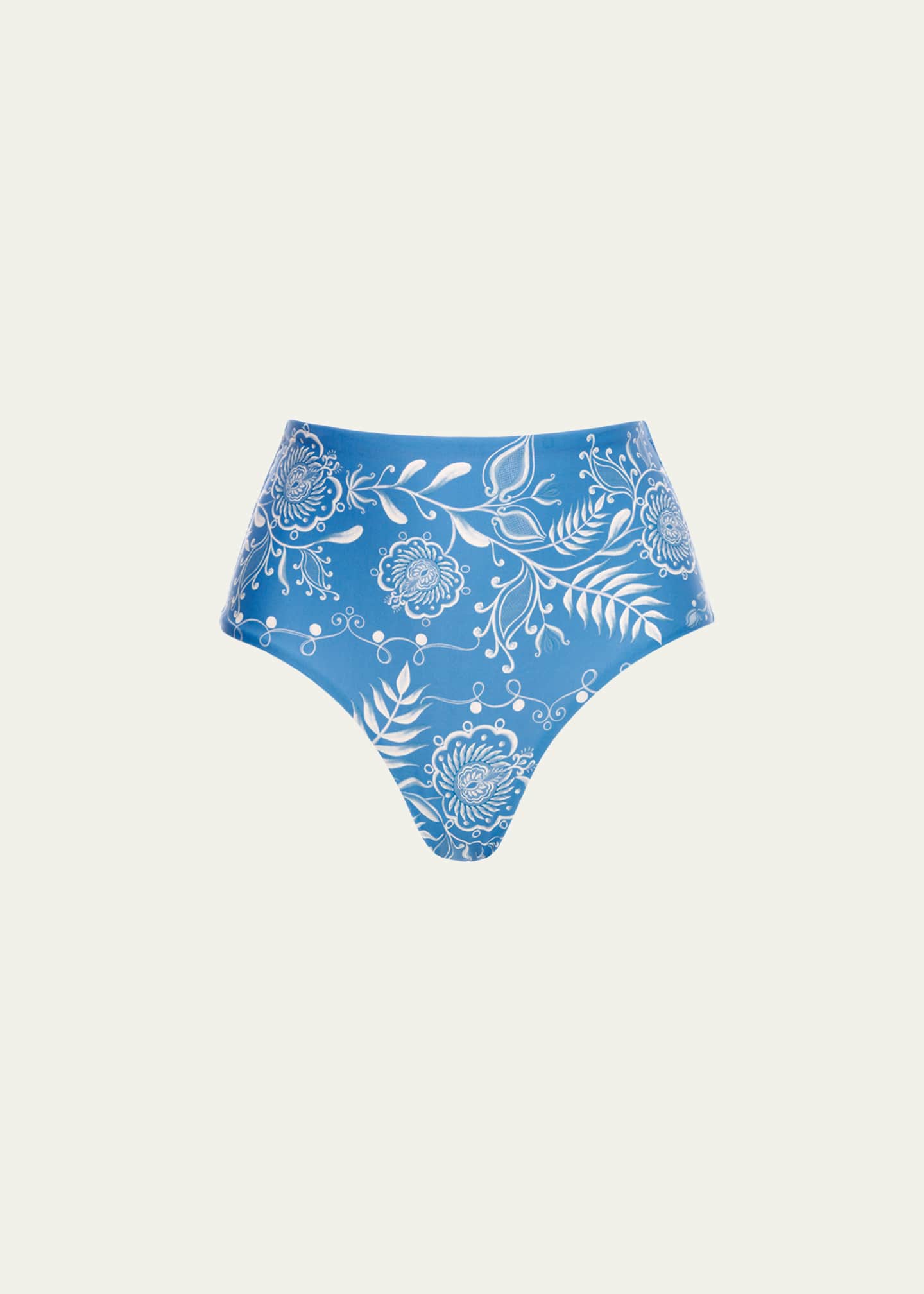 Agua by Agua Bendita Magenta Floritura Bikini Bottoms Image 1 of 4
