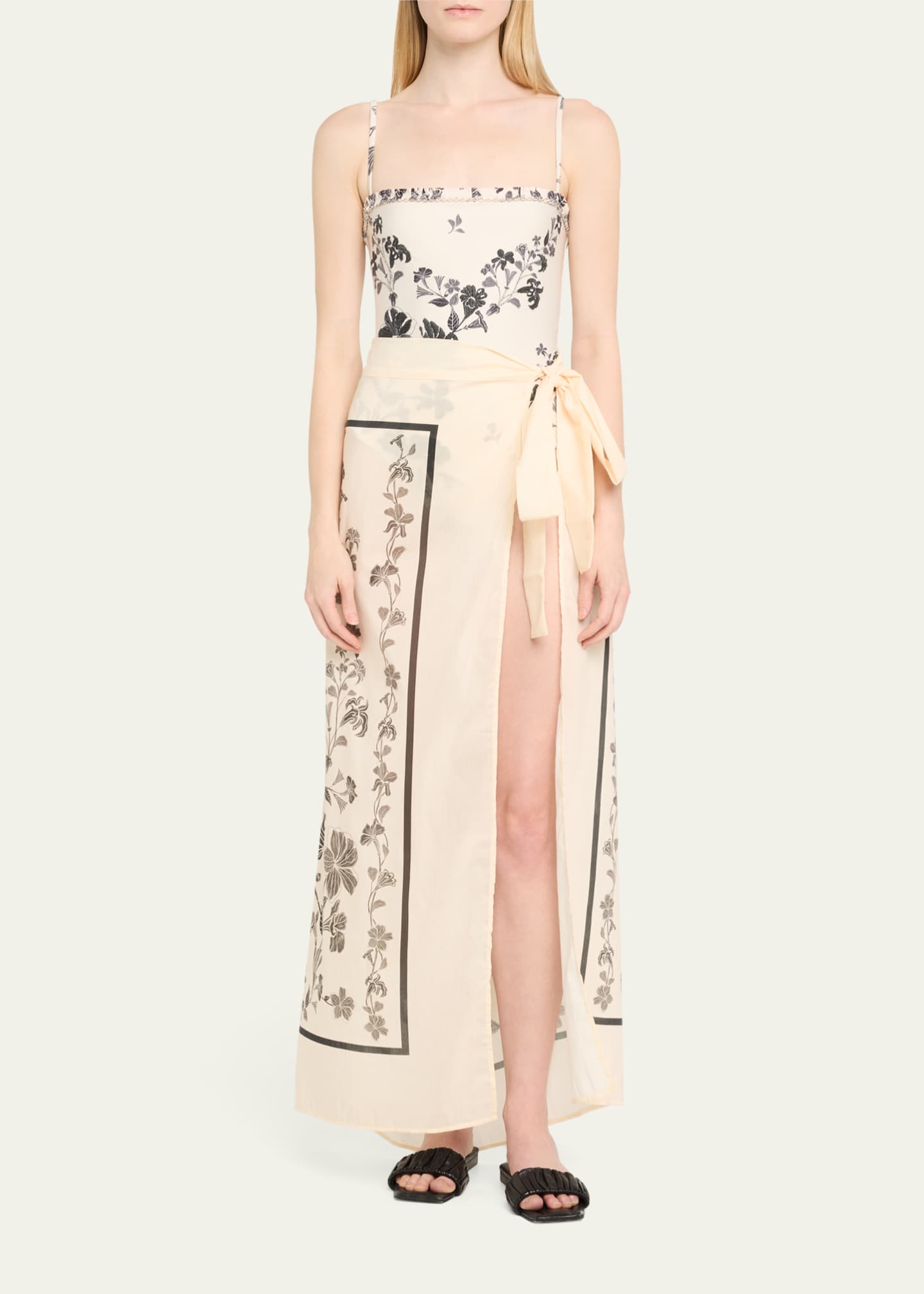 Agua by Agua Bendita Lavanda Guayacan Pareo Coverup Image 2 of 5