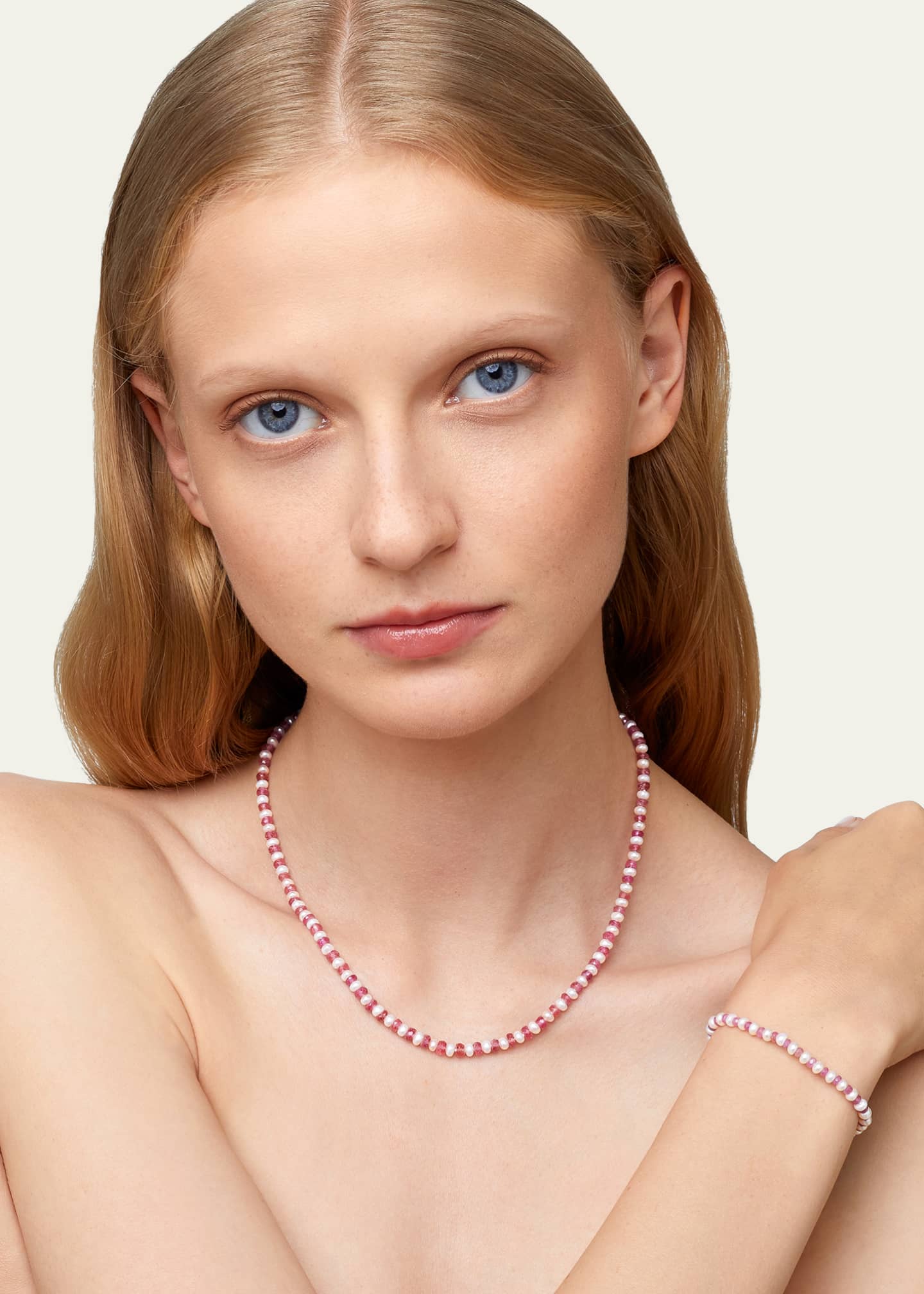 JIA JIA Ocean Connection Pink Sapphire and Pearl Bracelet Image 2 of 2