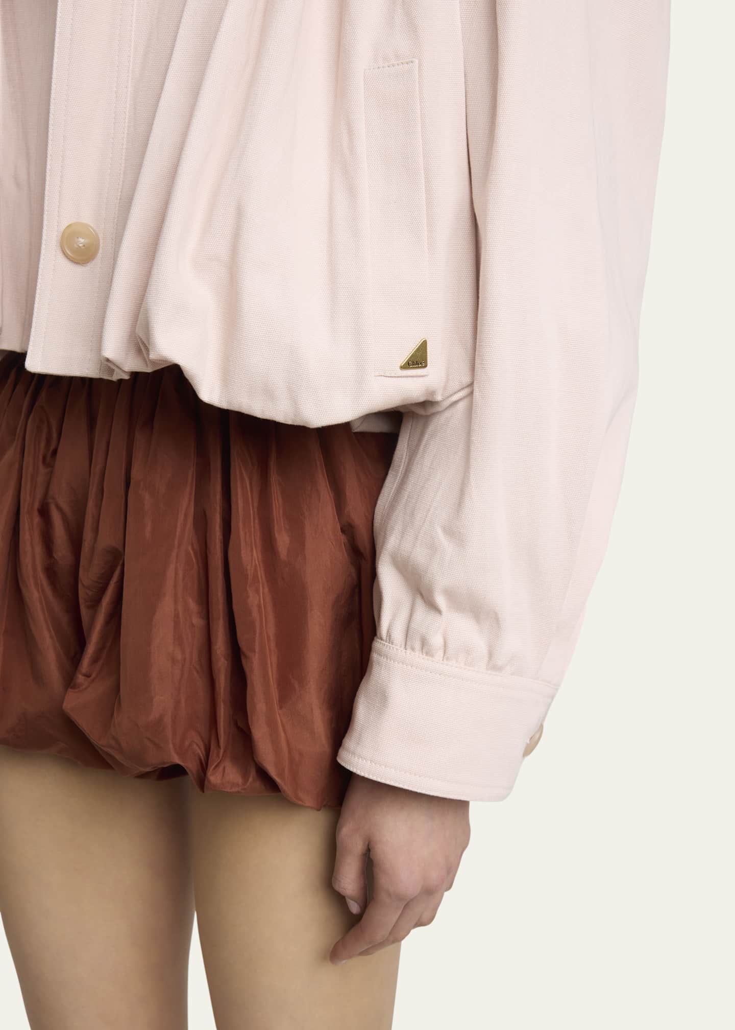 Chloe Pleated Sleeve Gathered Shoulders Jacket Image 5 of 5