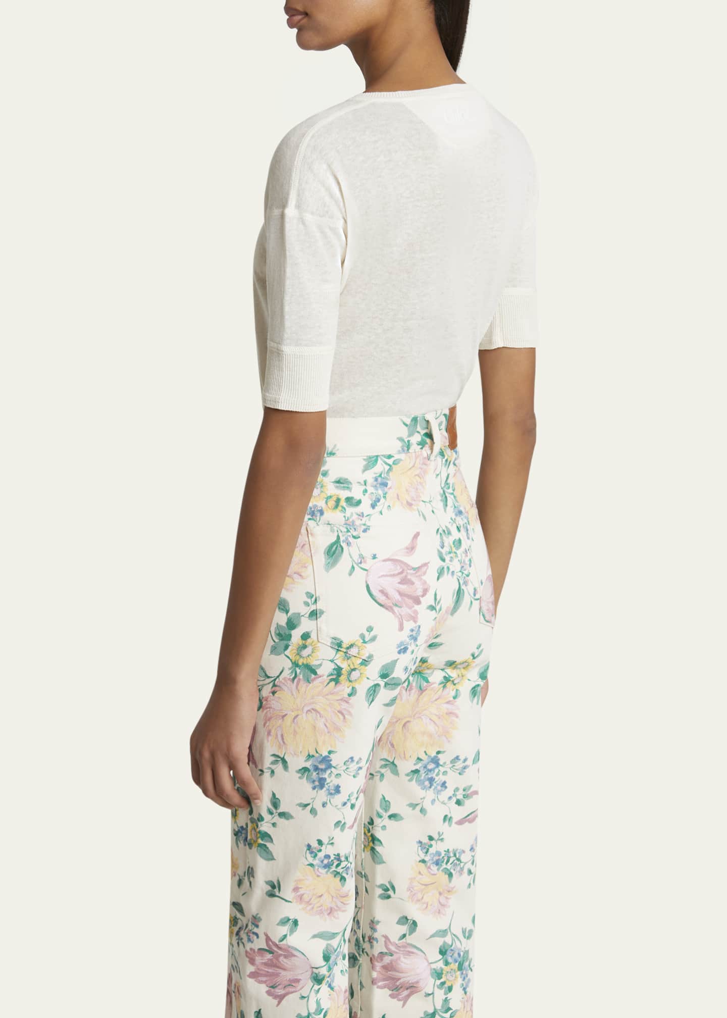 Chloe Henley Short-Sleeve Shirt Image 3 of 5