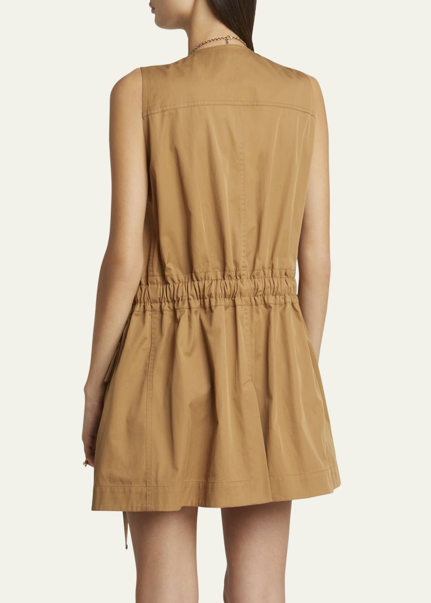 Chloe Belted Utilitarian Vest Image 3 of 5