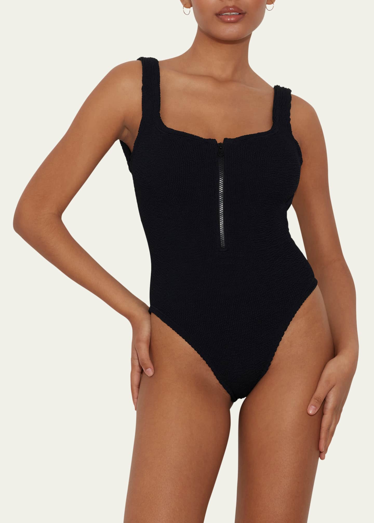 Hunza G Dallas One-Piece Swimsuit - Bergdorf Goodman