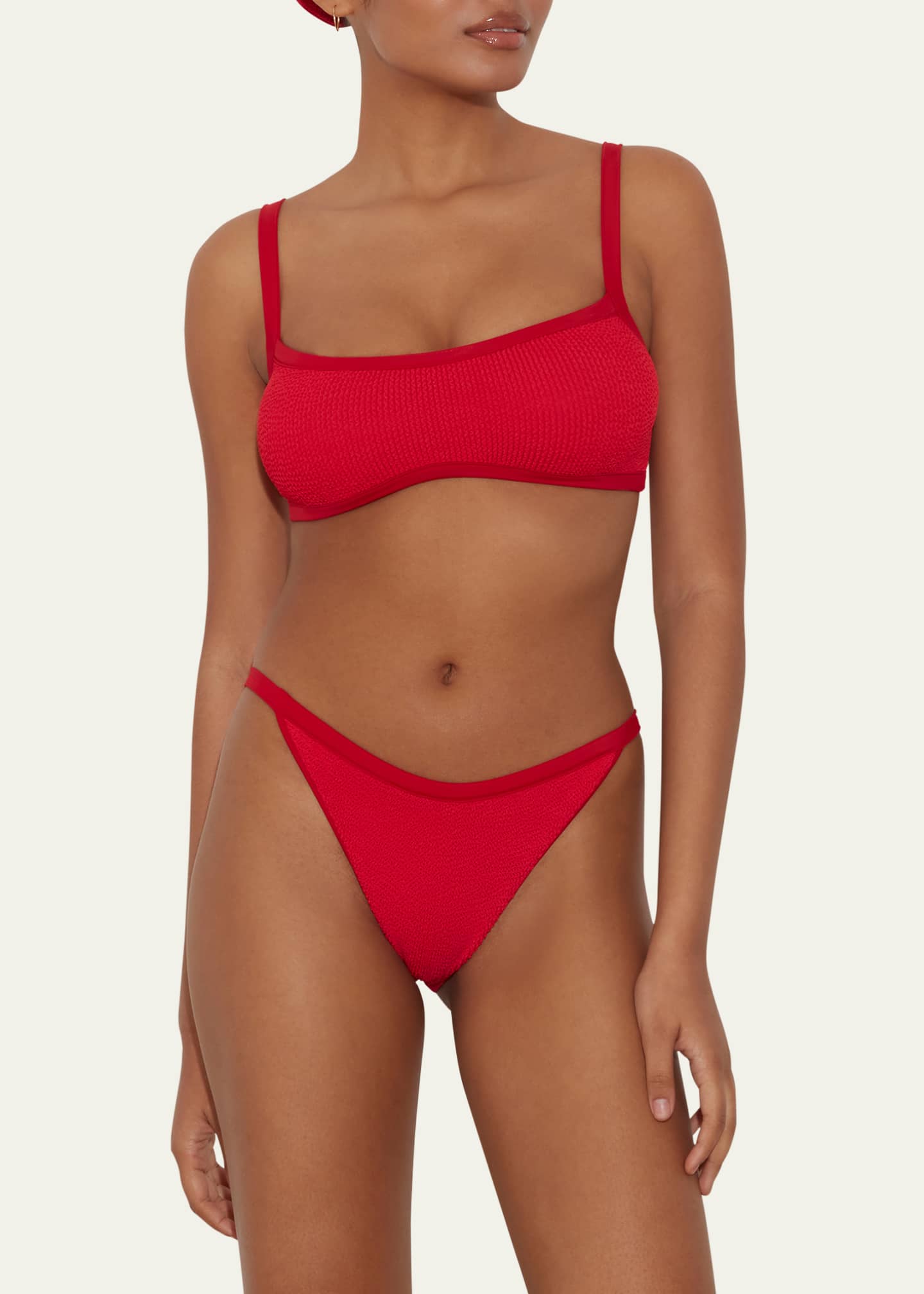 Hunza G Tyler Tonal Two-Piece Swimsuit - Bergdorf Goodman