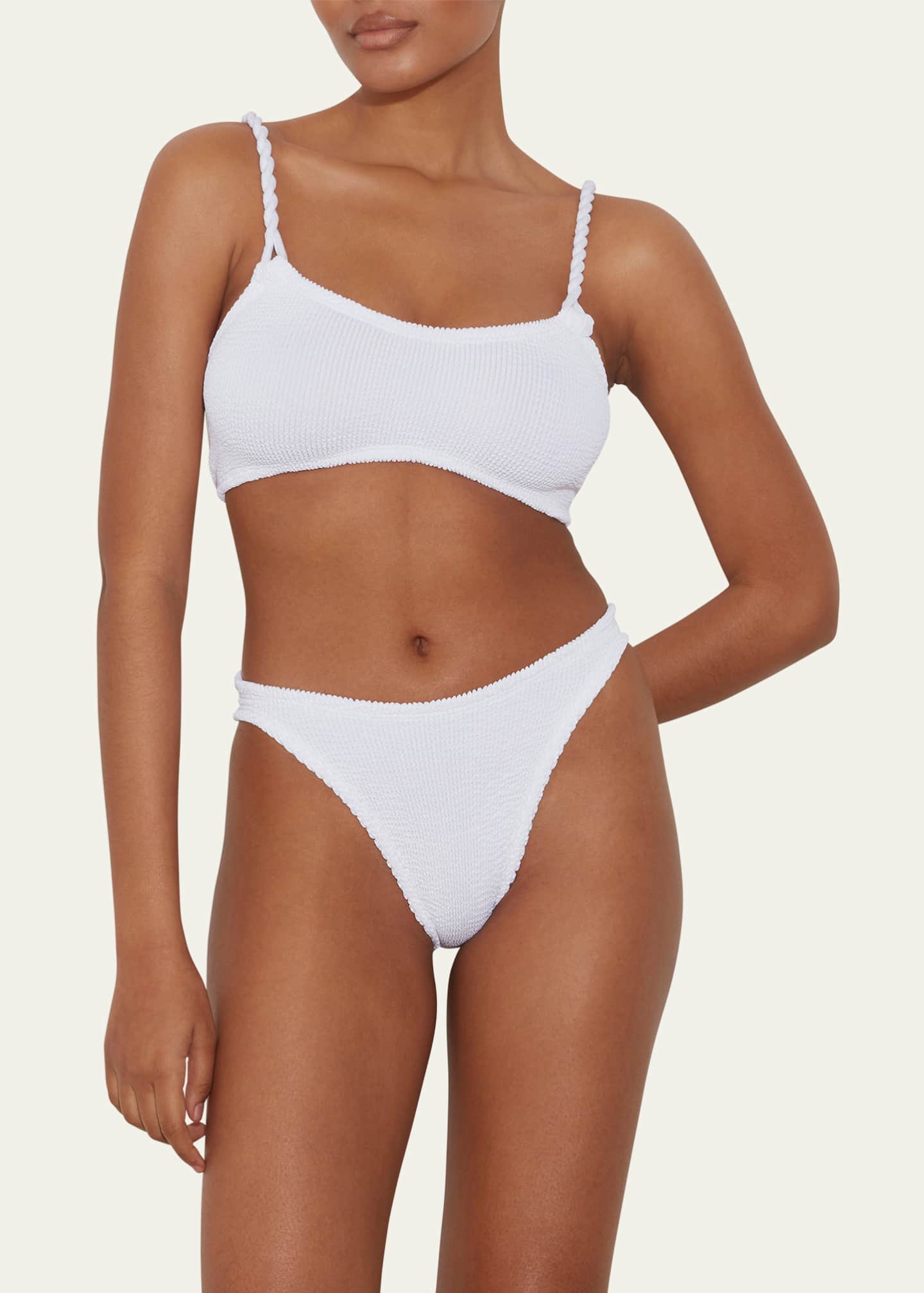 Hunza G Phoebe Two-Piece Swimsuit Image 2 of 3