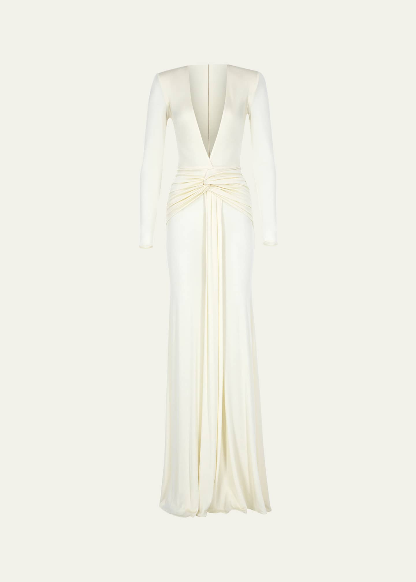 The New Arrivals by Ilkyaz Ozel Azure Maxi Gown Image 1 of 3