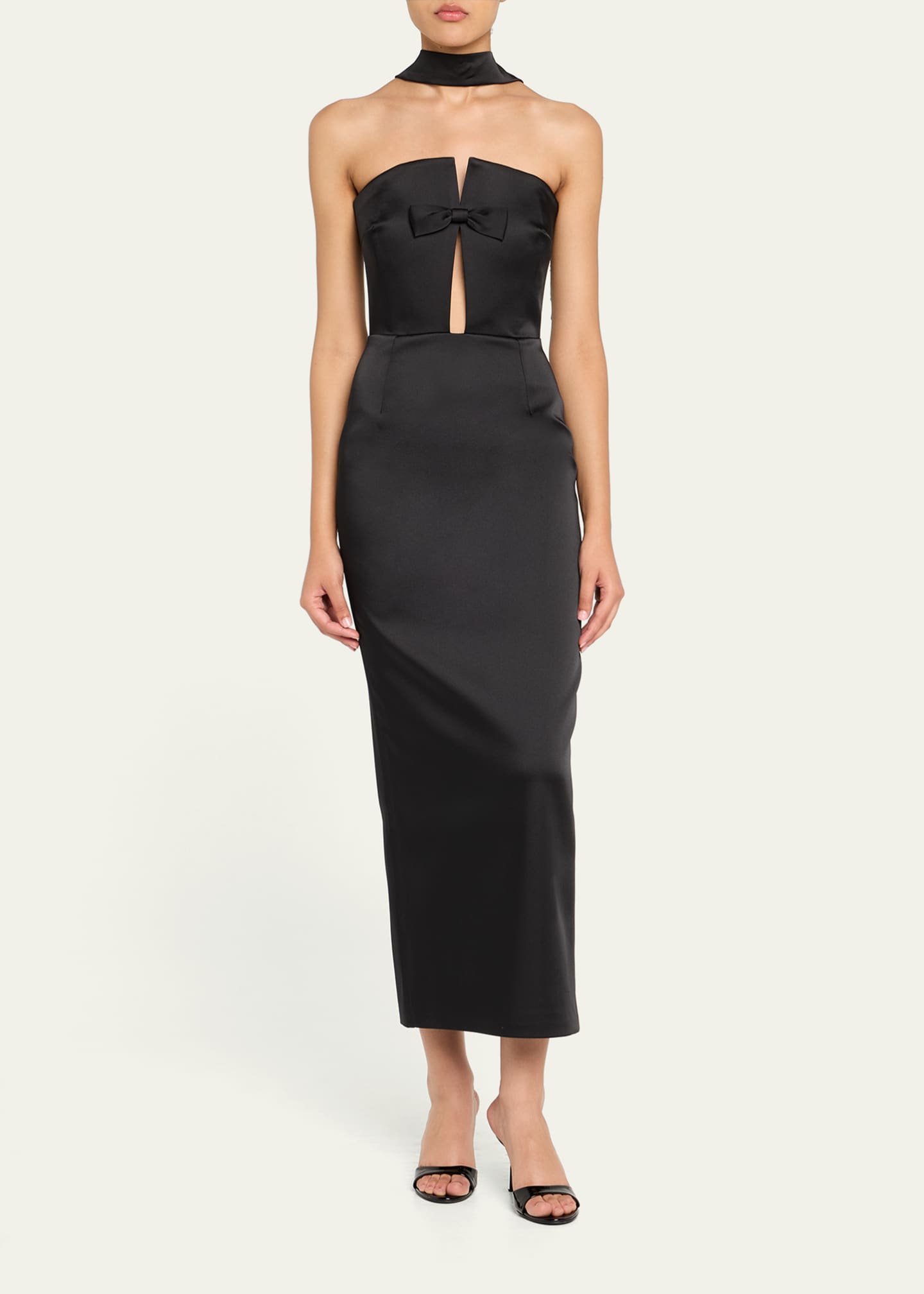 The New Arrivals by Ilkyaz Ozel Holly Strapless Bow Gown Image 2 of 5