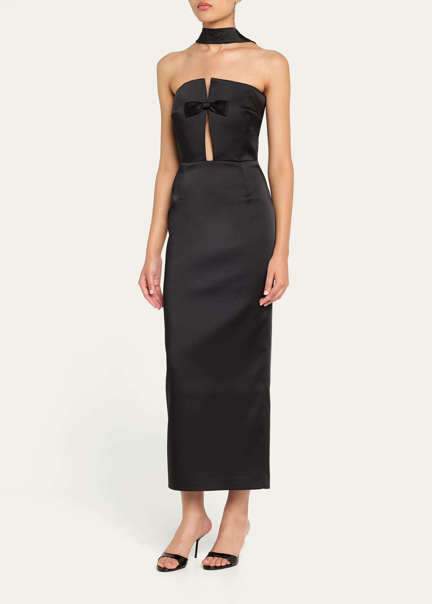 The New Arrivals by Ilkyaz Ozel Holly Strapless Bow Gown Image 4 of 5