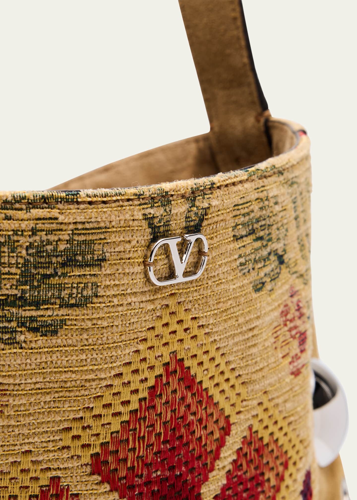 Valentino Garavani Nellcote Fringed Suede Crossbody Bag Image 6 of 6