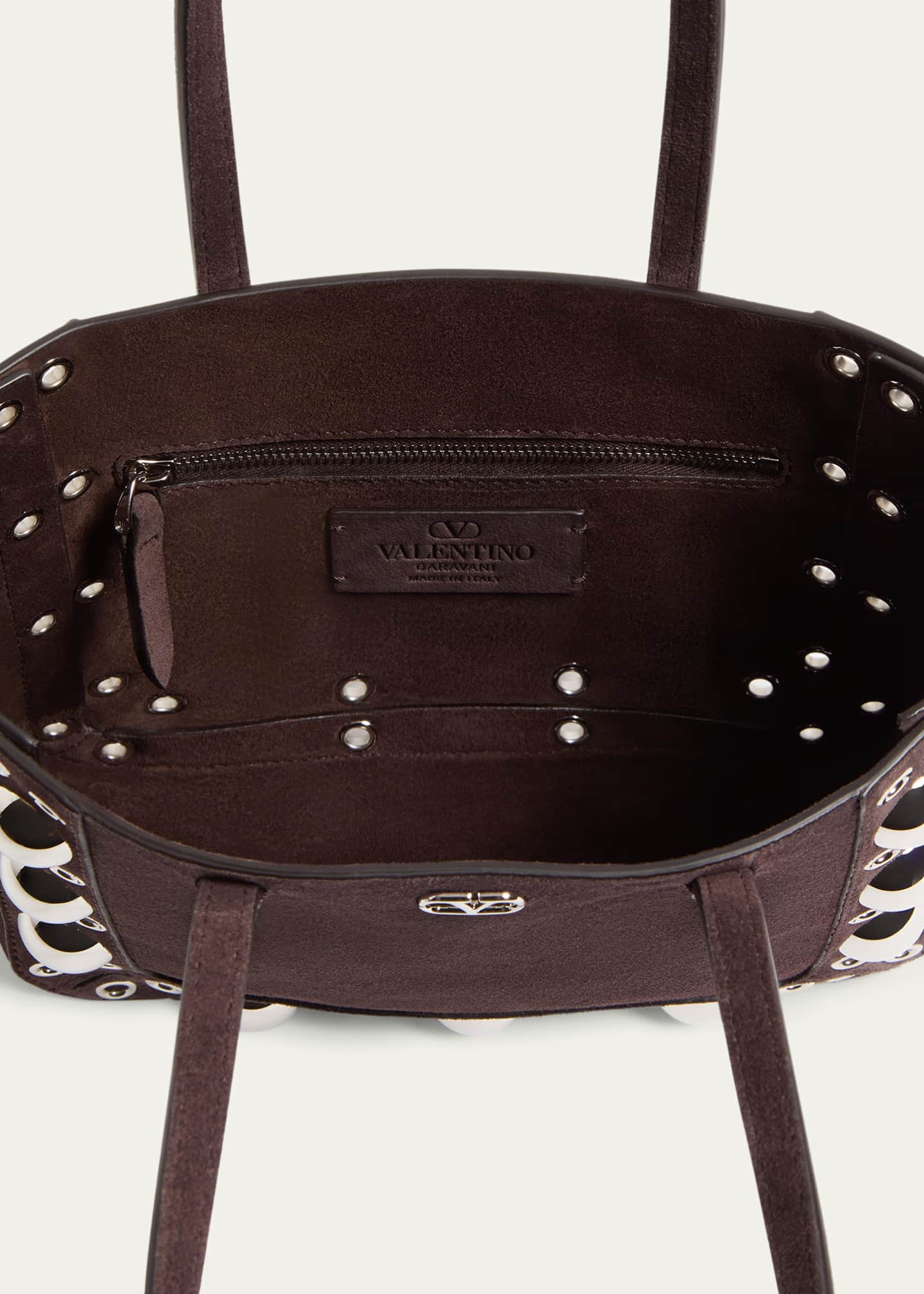 Valentino Garavani Nellcote Studded Suede Mini Tote Bag Image 4 of 5