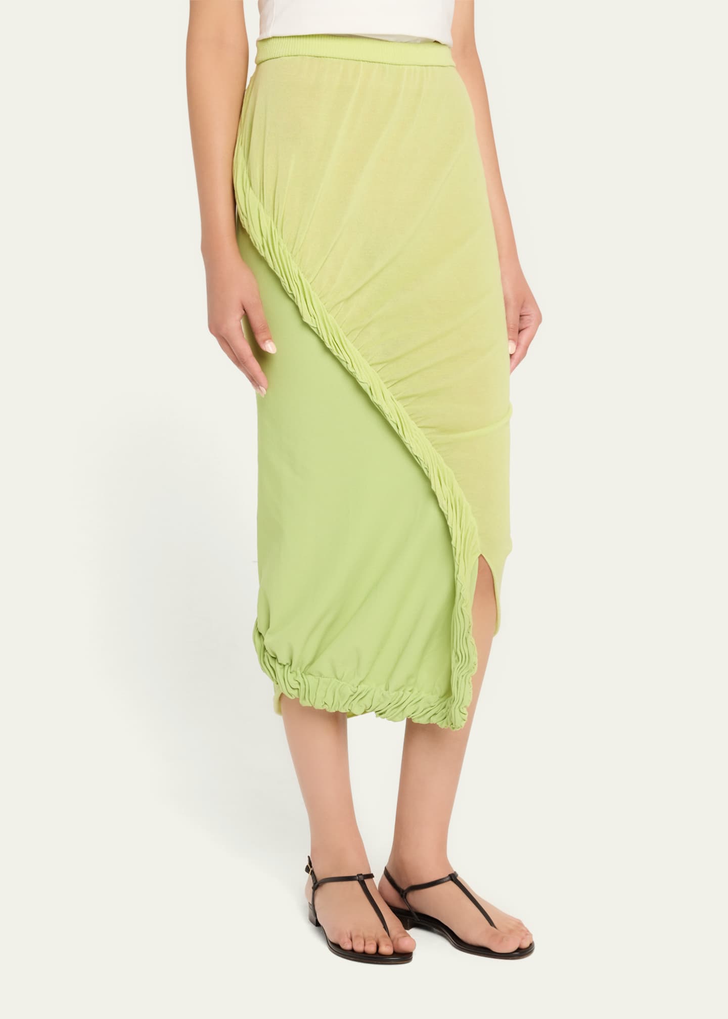 Issey Miyake Beanstalk Spiral Knit Skirt Image 4 of 5