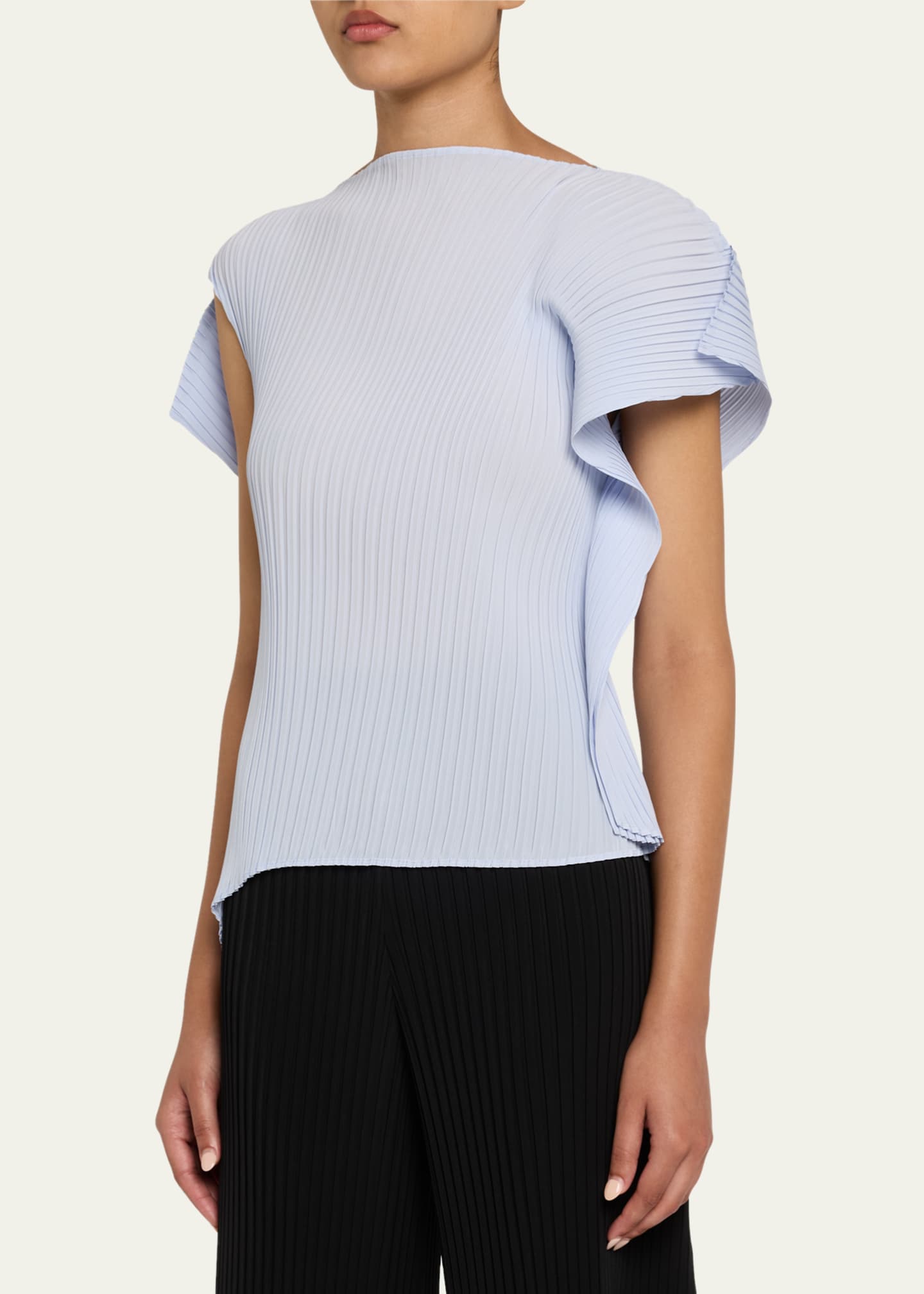 Issey Miyake Shadow Study Pleats Solid Top Image 4 of 5