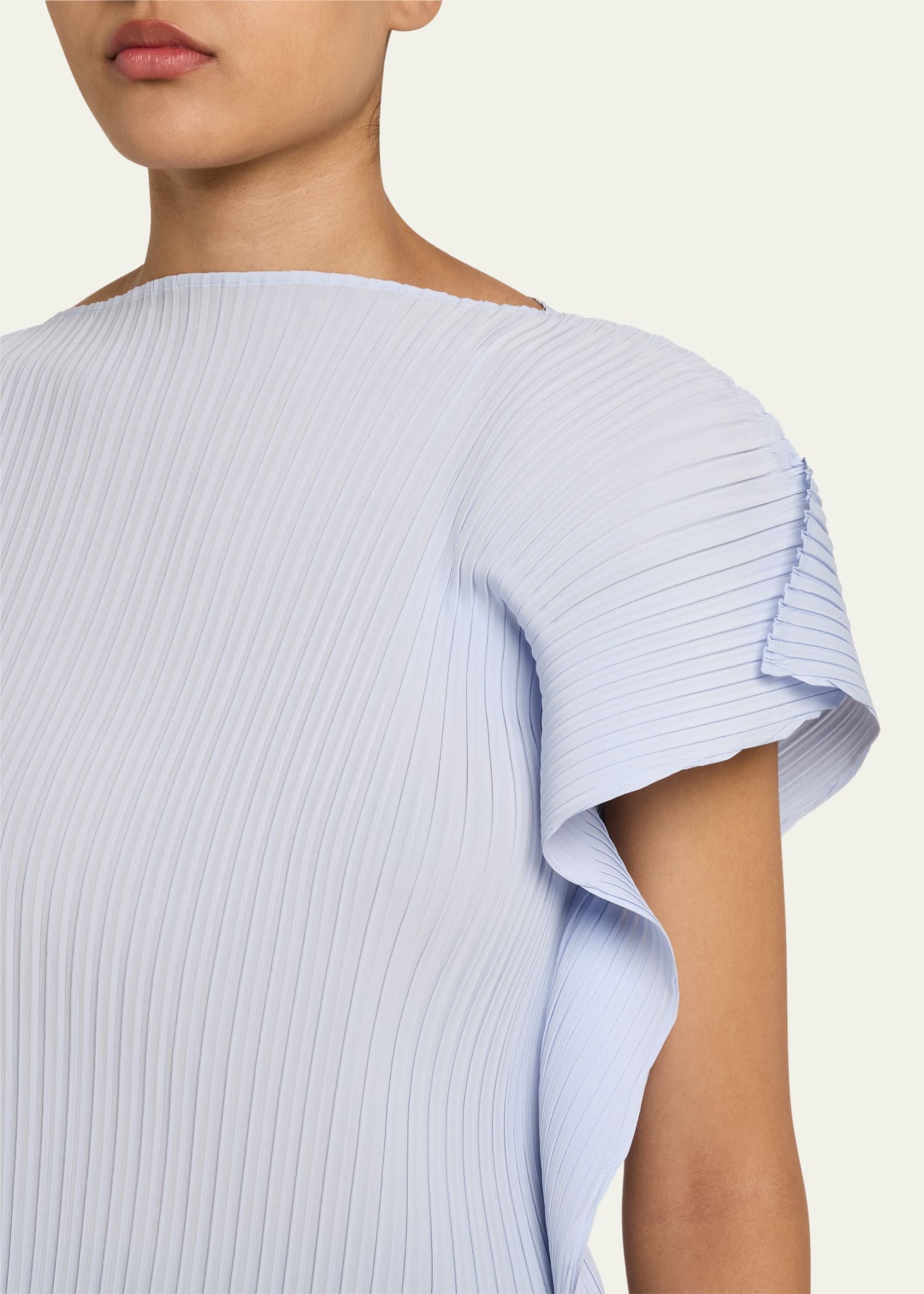 Issey Miyake Shadow Study Pleats Solid Top Image 5 of 5