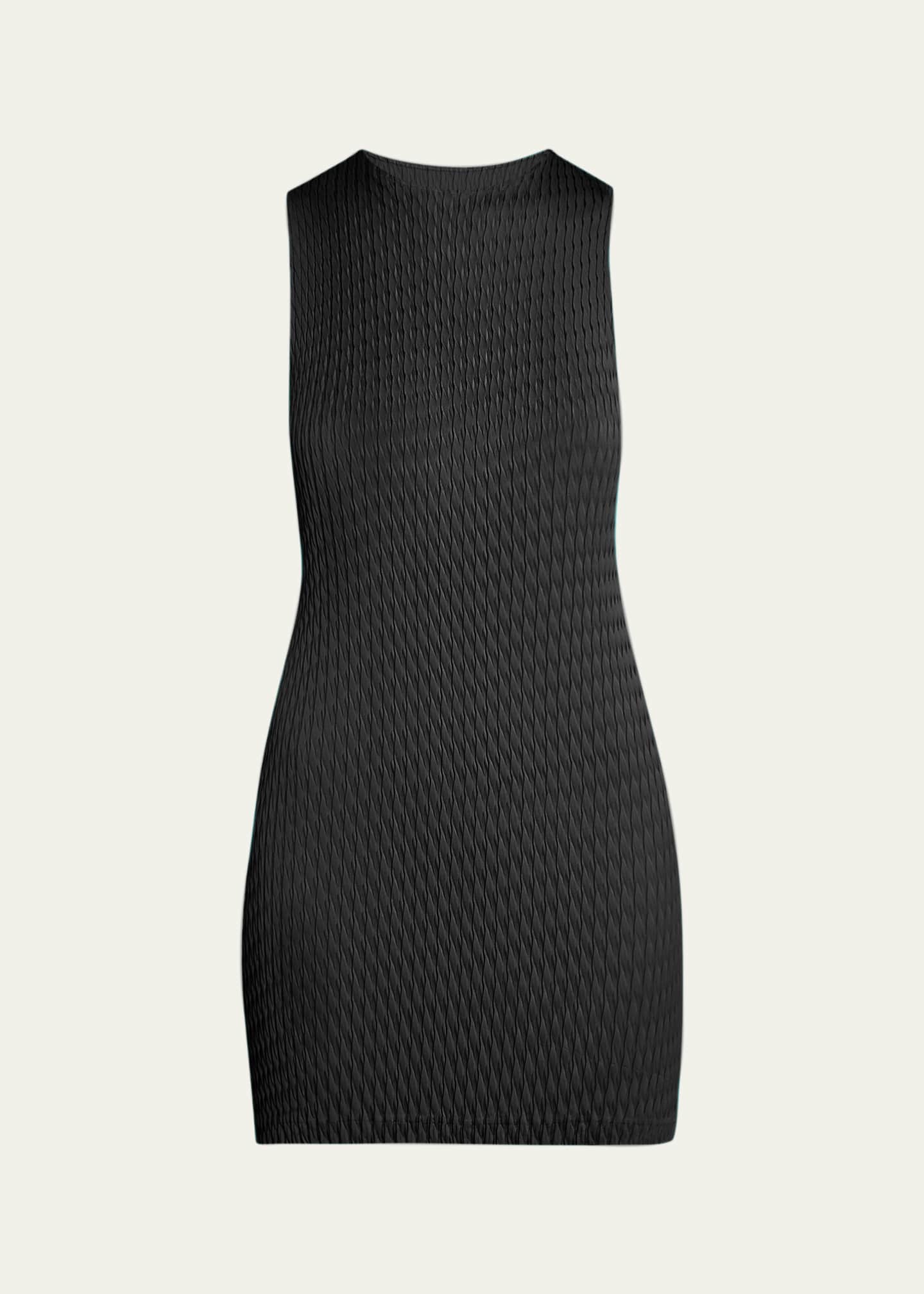 Issey Miyake Sleek Pleats Short Dress - Bergdorf Goodman