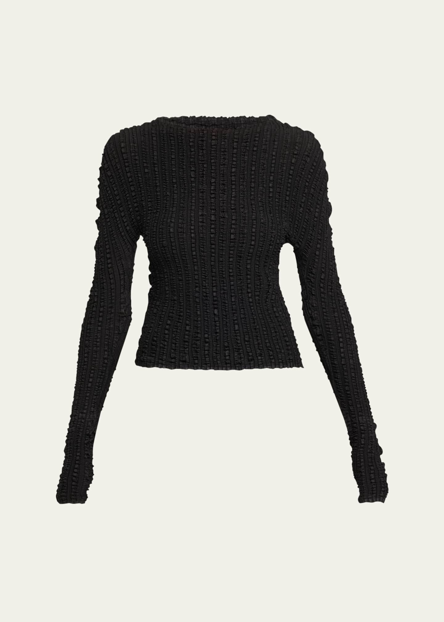 Issey Miyake Jellyfish Pleats Long-Sleeve Top - Bergdorf Goodman