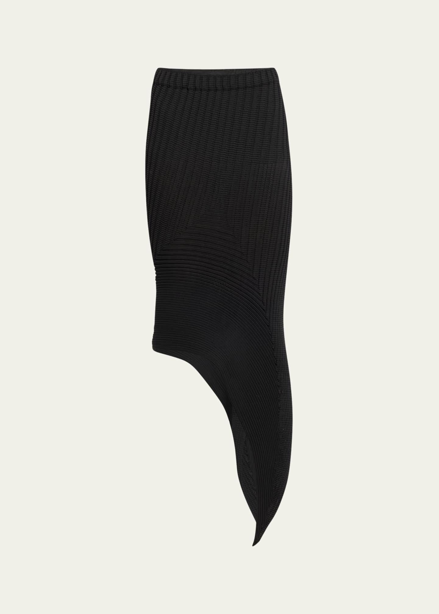 Issey Miyake Subdued Twisted Asymmetric Skirt Image 1 of 5