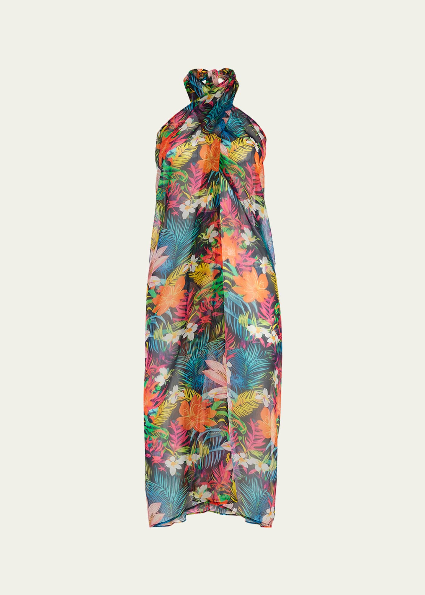 Ramy Brook Convertible Aari Halter Midi Dress Image 1 of 5