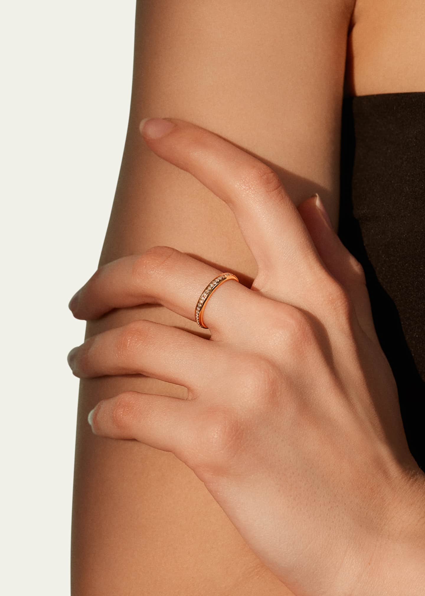 Emily P. Wheeler 18K Yellow Gold Dash Diamond Ring Image 2 of 2