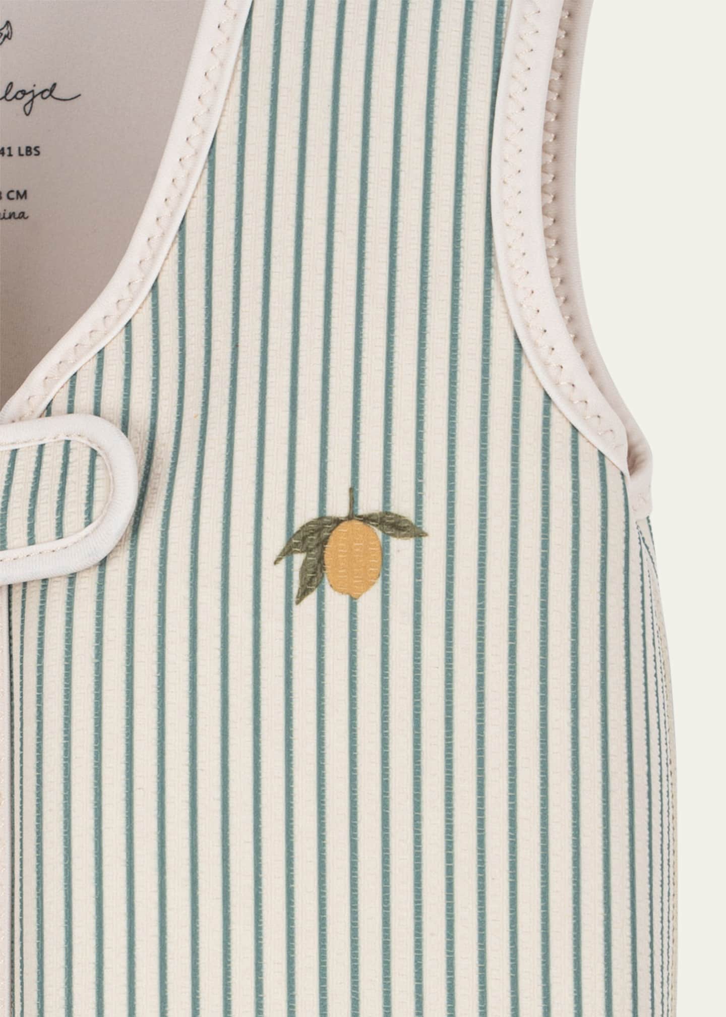 Konges Slojd Boy's Ellis Striped Swim Vest, Size 1-6 Image 3 of 3