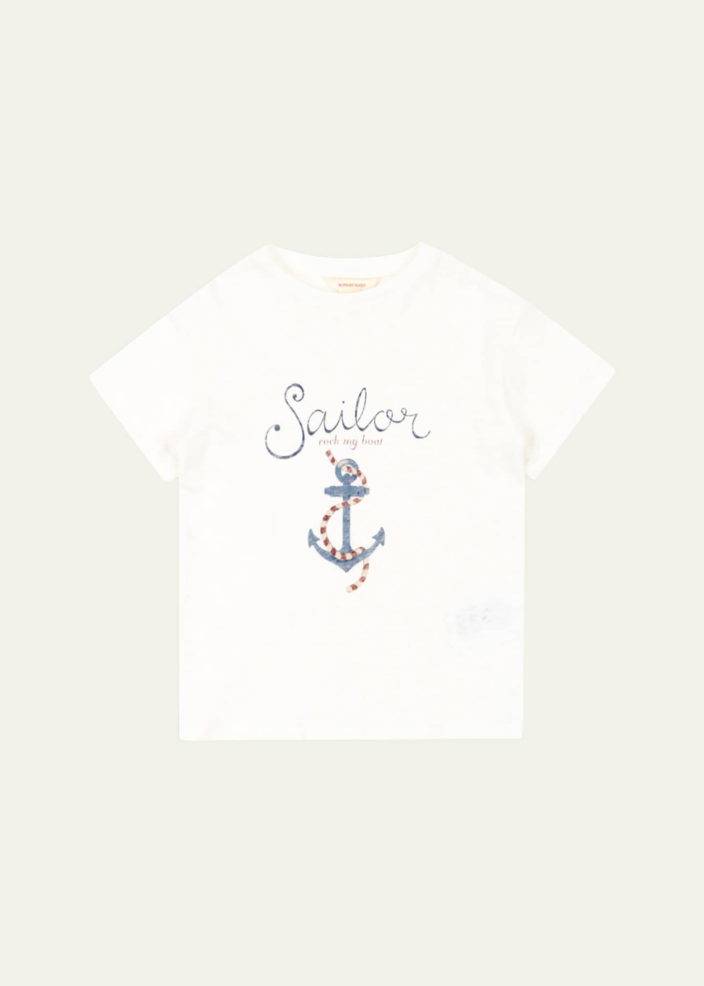 Konges Slojd Boy's Era Sailor Graphic T-Shirt, Size 18M-6 Image 1 of 3