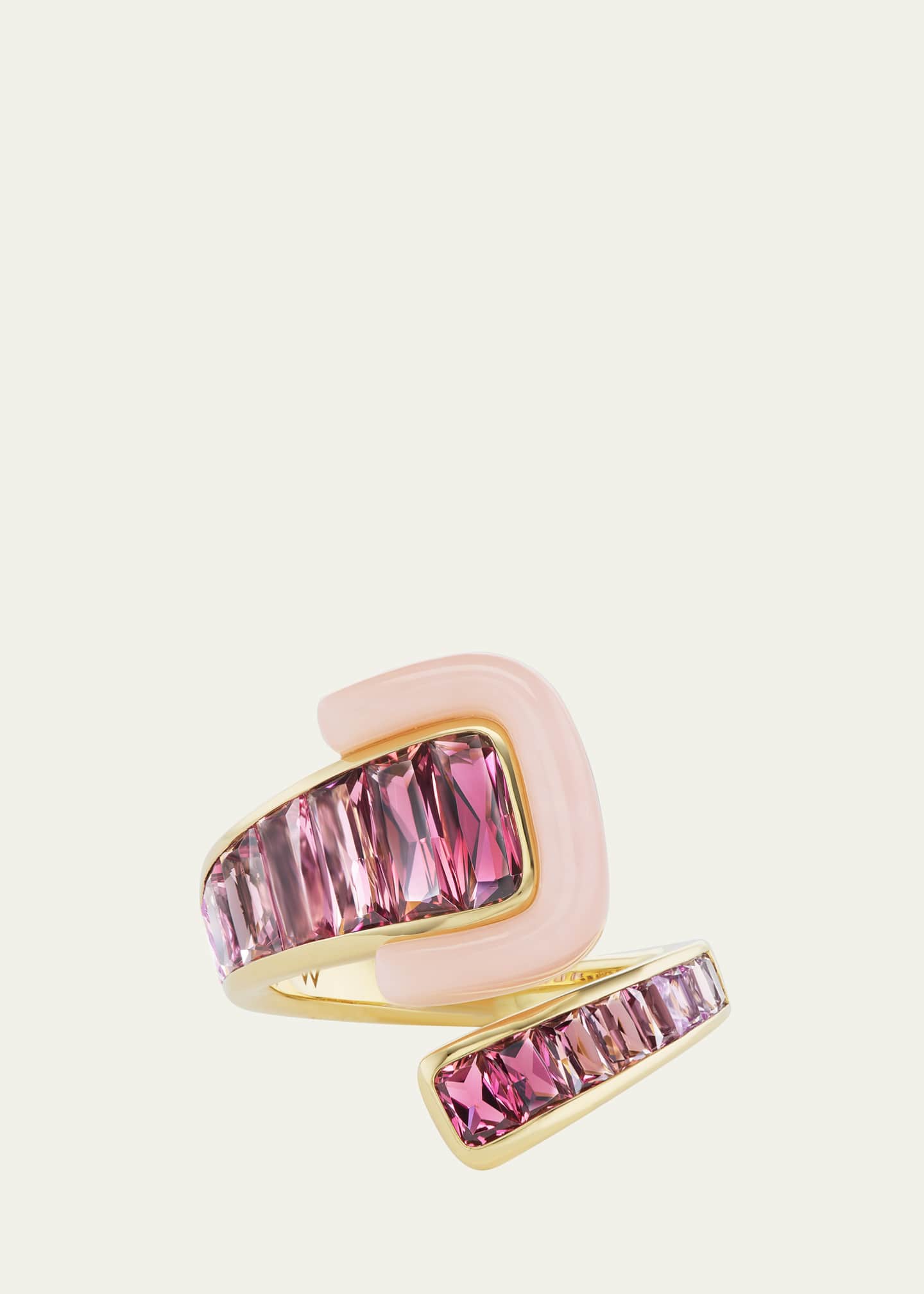 Emily P. Wheeler 18K Yellow Gold Buckle Statement Ring Image 1 of 2