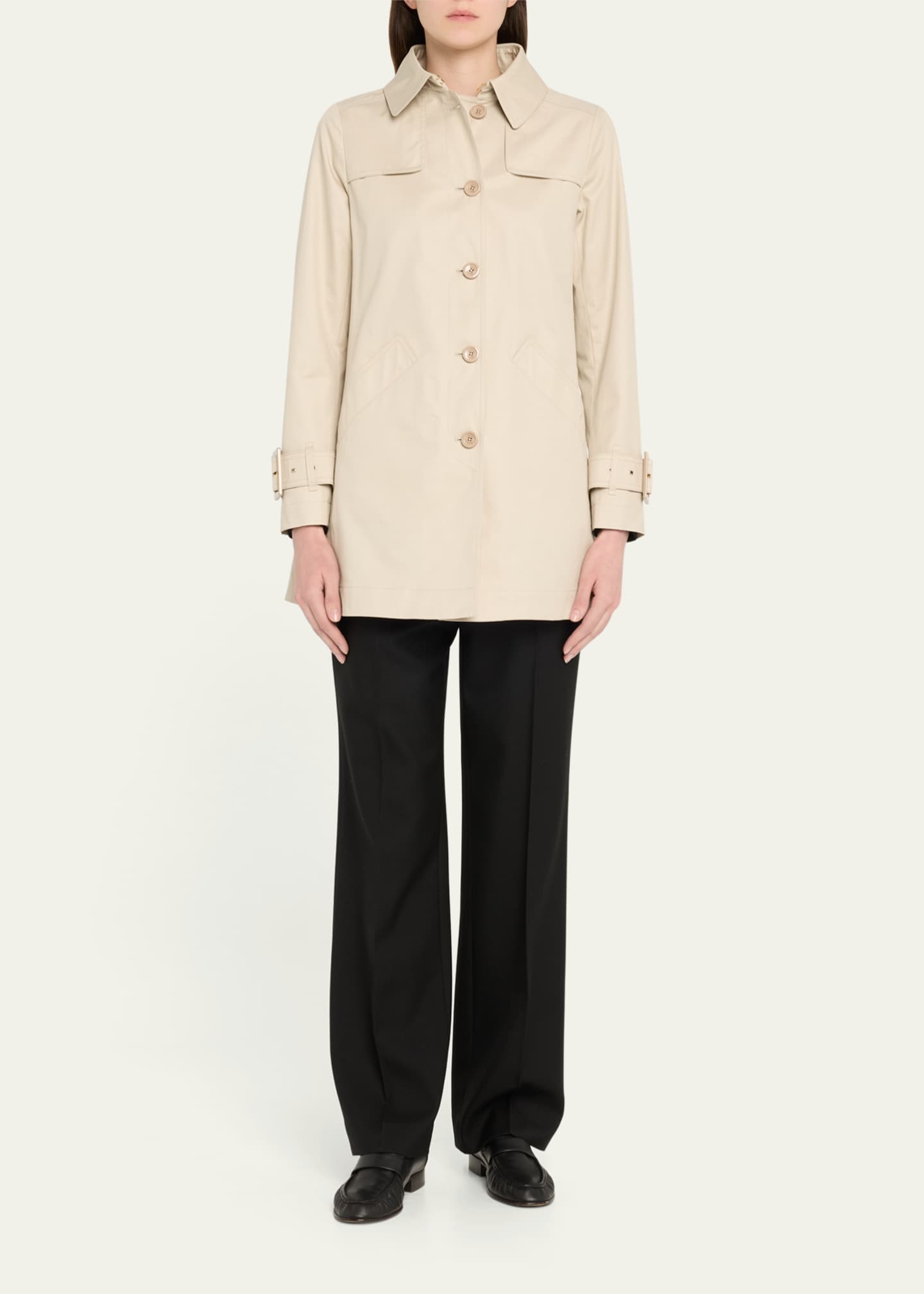 Herno Delon Cotton A-Line Jacket Image 2 of 5
