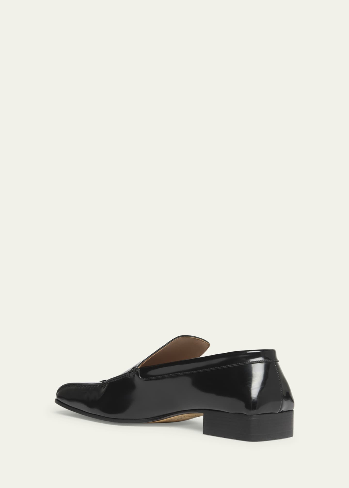Bottega Veneta Men's Jim Brushed Leather Loafers Image 4 of 5