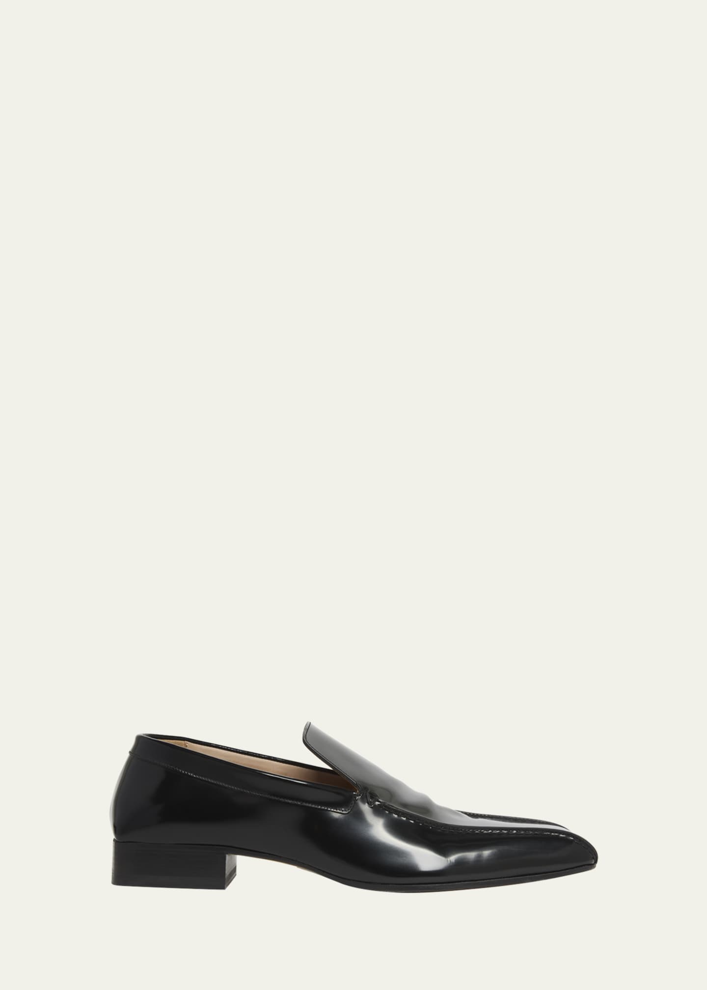 Bottega Veneta Men's Jim Brushed Leather Loafers Image 1 of 5