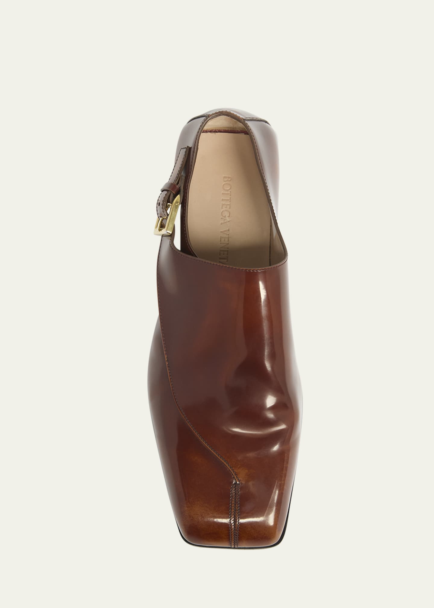 Bottega Veneta Men's Jim Brushed Leather Monk Strap Loafers Image 6 of 6