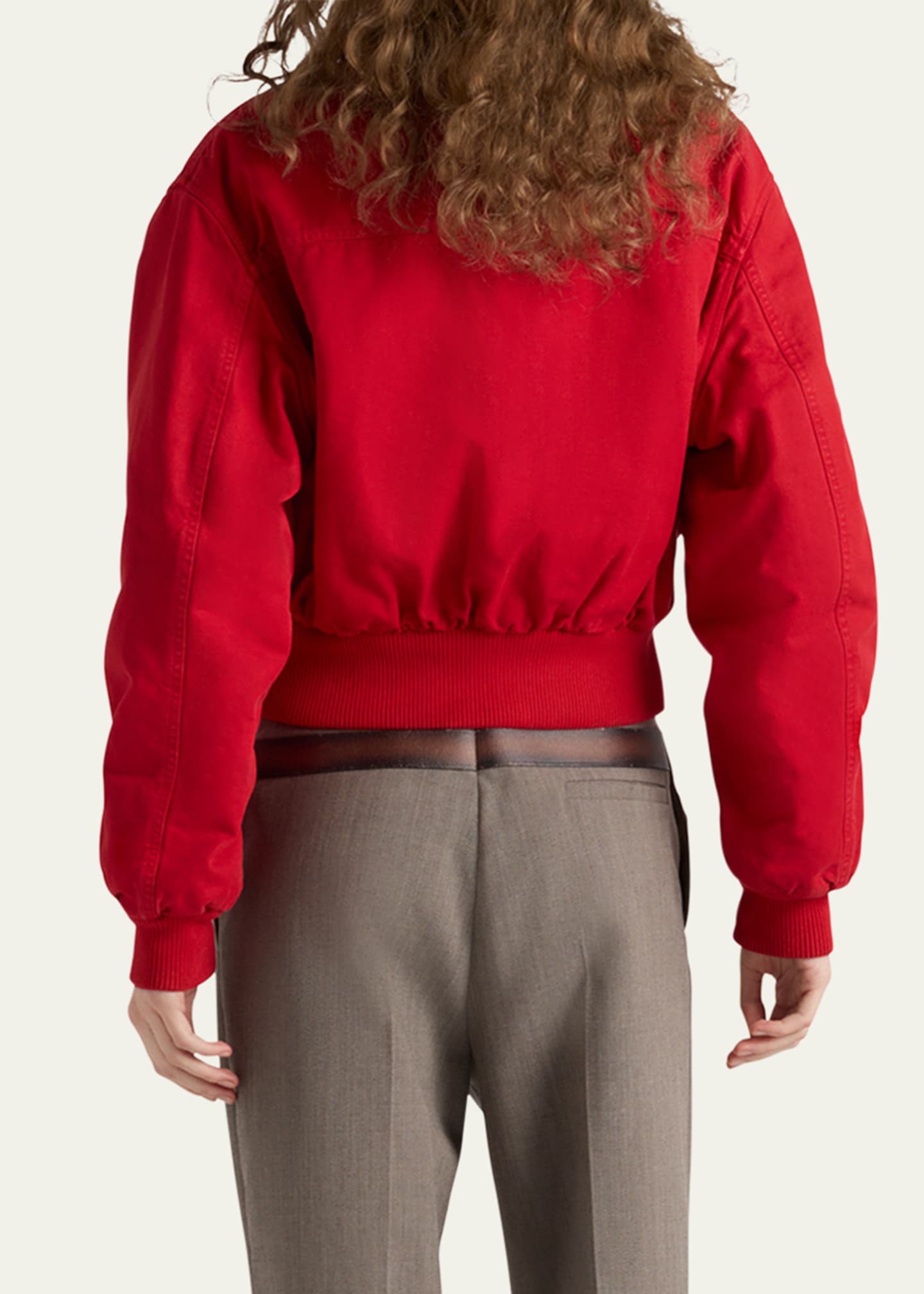 Prada Canvas Old Bomber Jacket Image 3 of 4