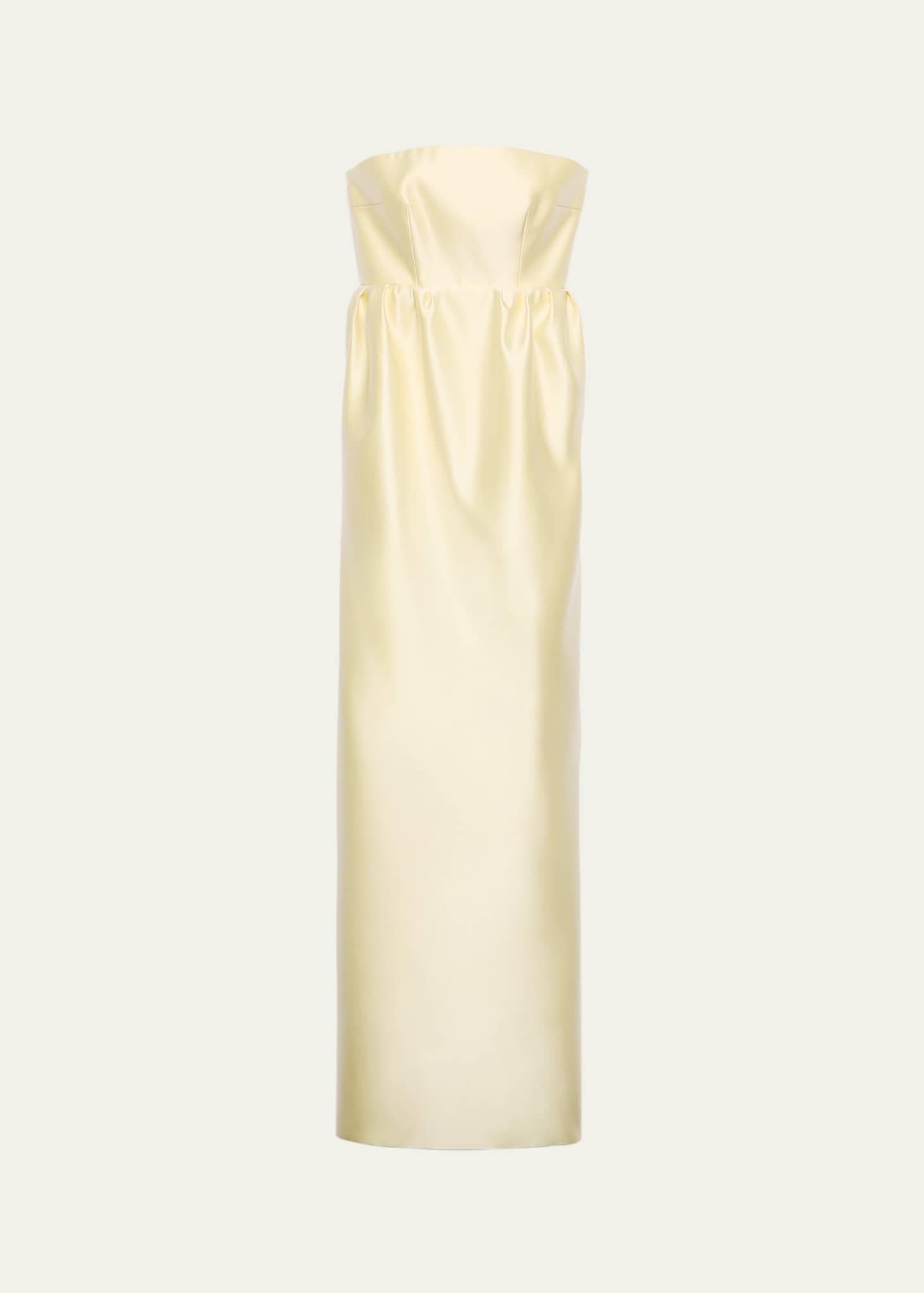 Prada Long Double Satin Dress Image 1 of 4