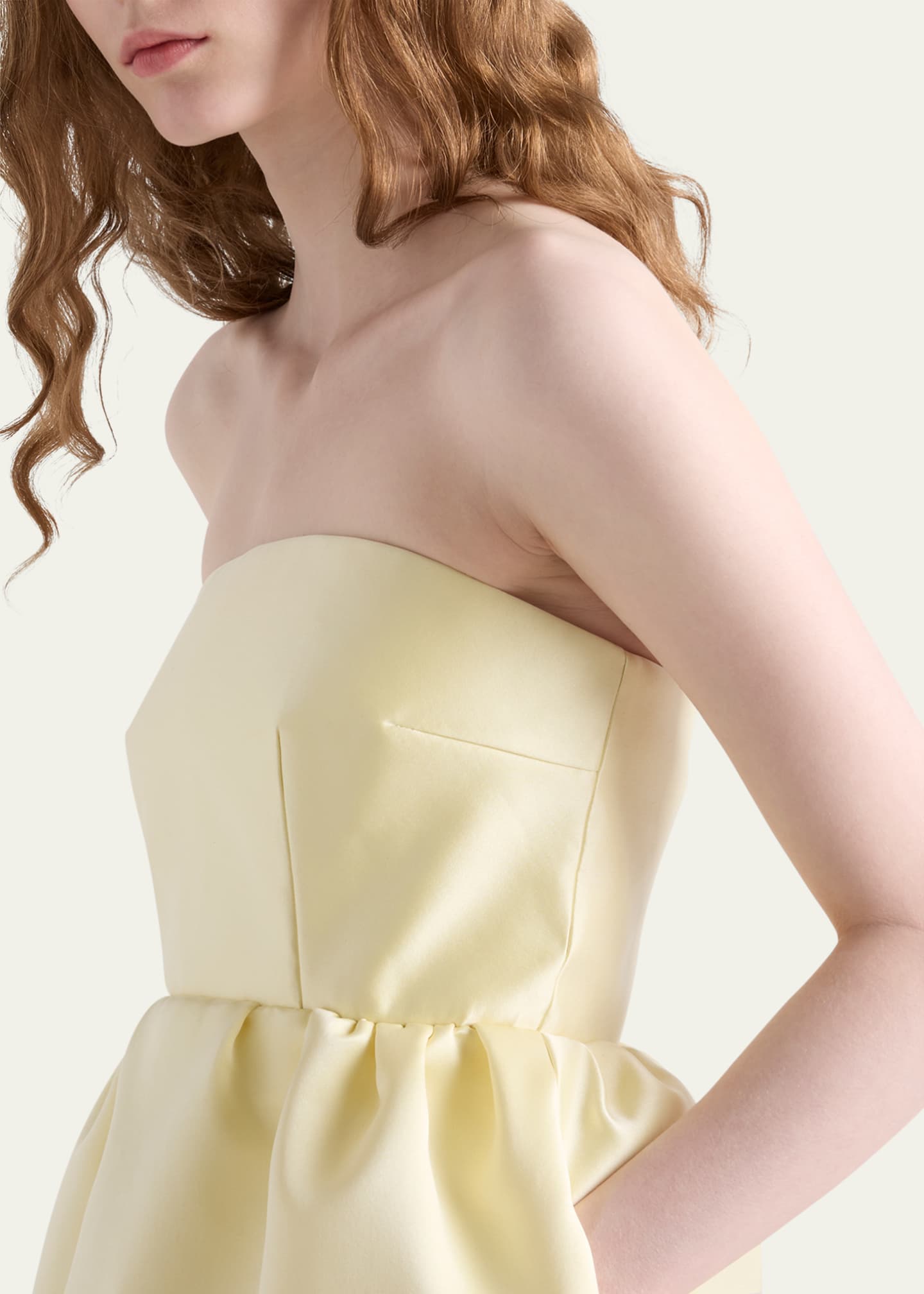 Prada Long Double Satin Dress Image 4 of 4