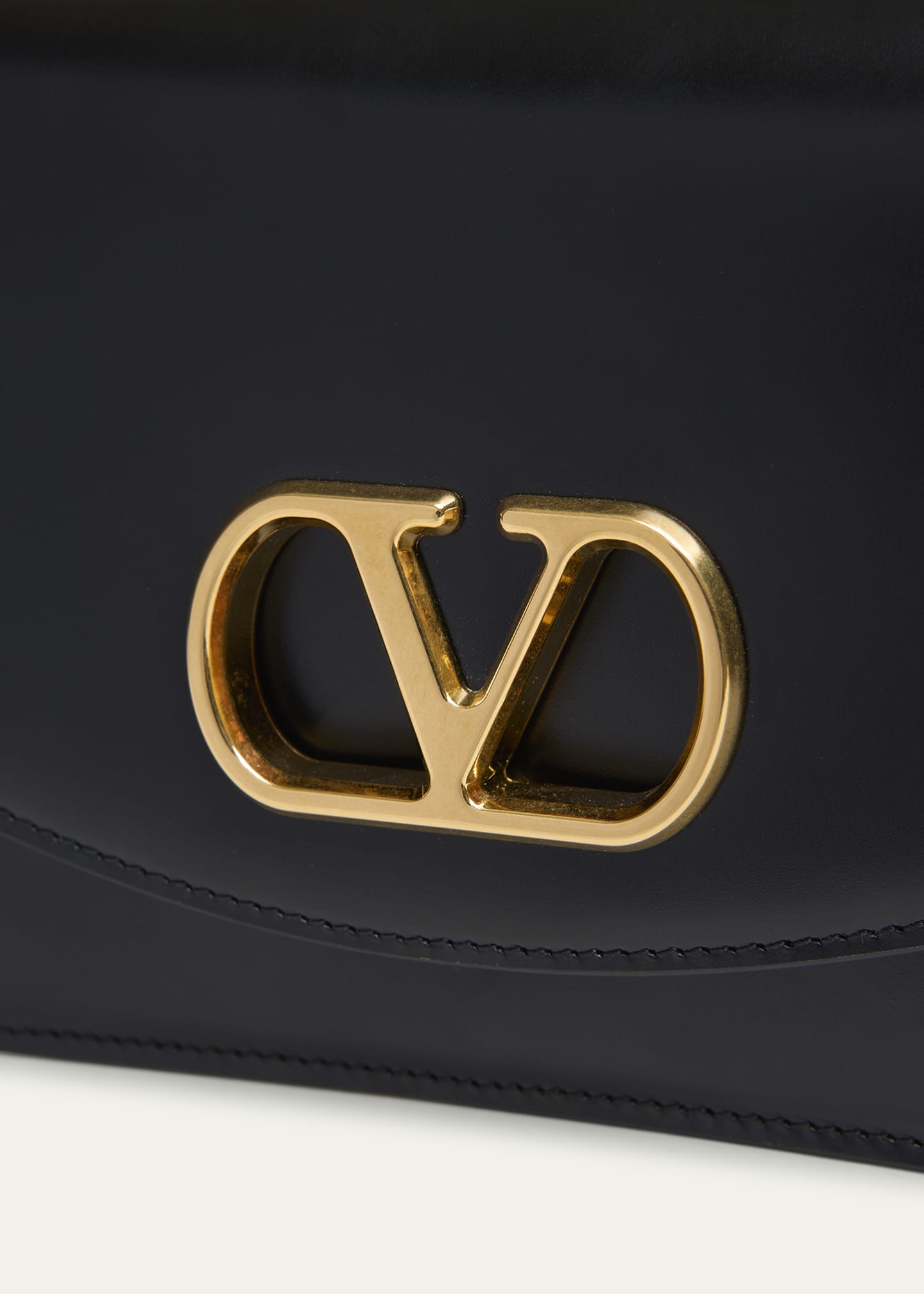 Valentino Garavani Men's Vain VLogo Leather Shoulder Bag