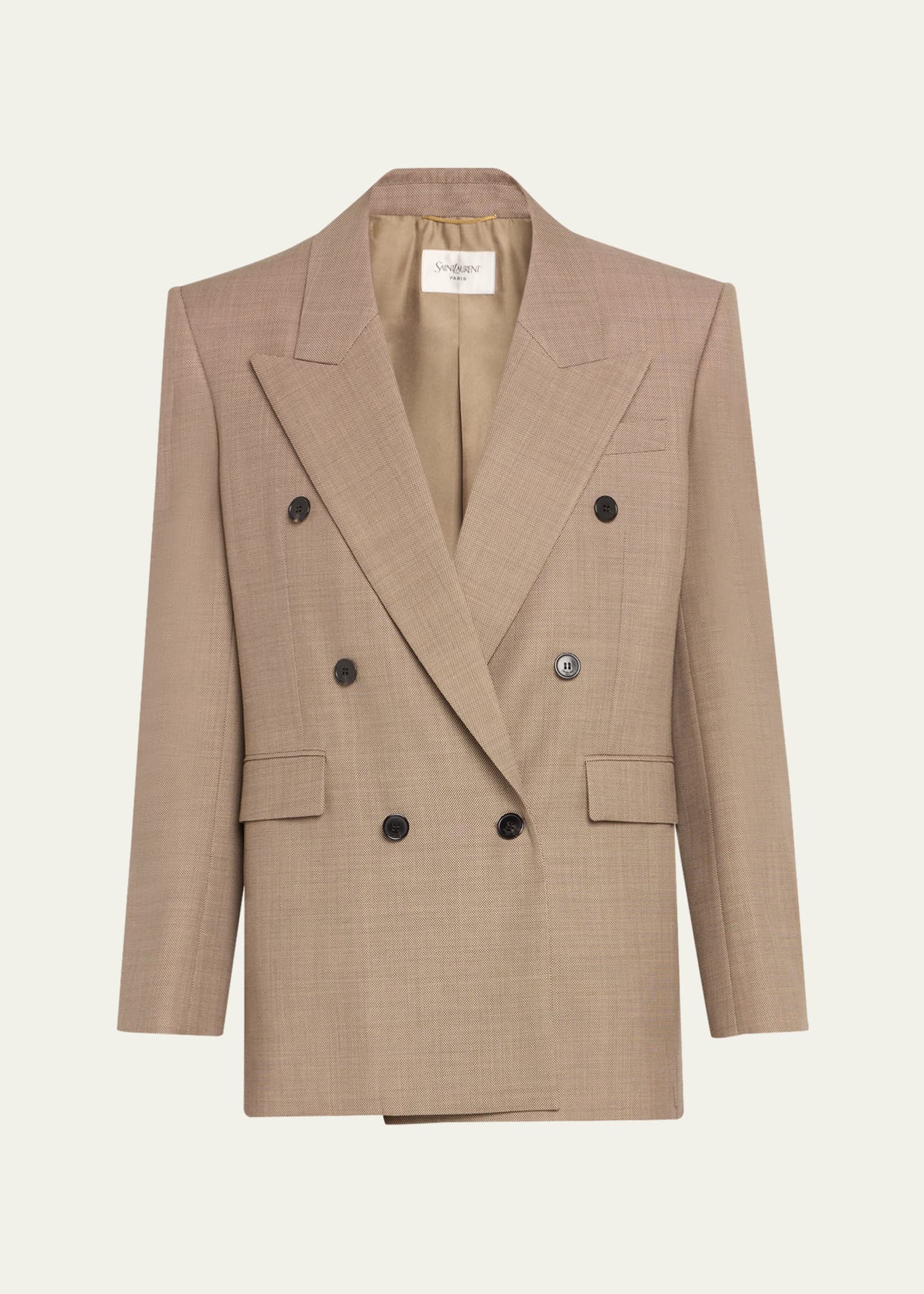 Saint Laurent Double-Breasted Blazer Image 1 of 5