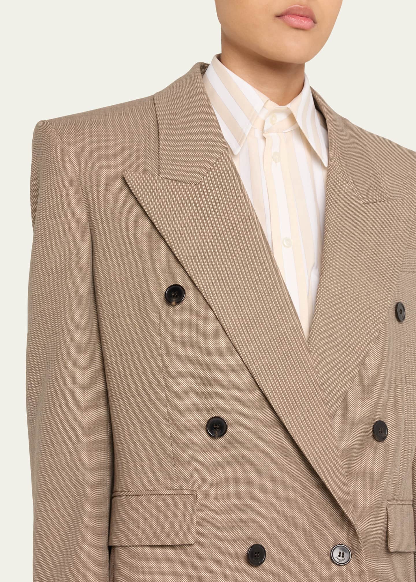 Saint Laurent Double-Breasted Blazer Image 5 of 5