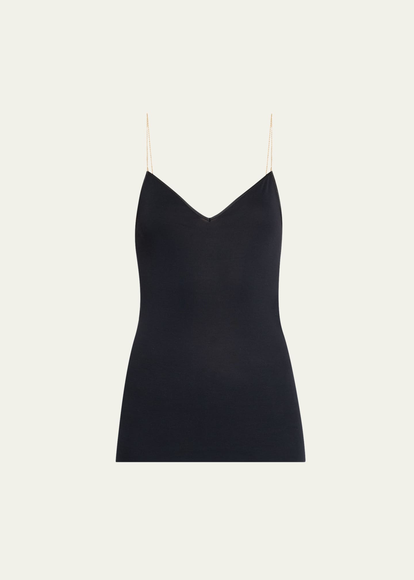 Hanro Chain-Strap Cotton Cami Image 1 of 5