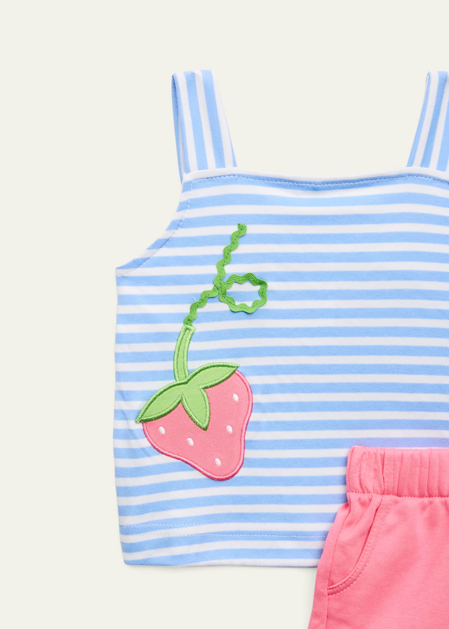 Florence Eiseman Girl's Striped Top W/ Shorts, Size 18M-6 Image 3 of 3