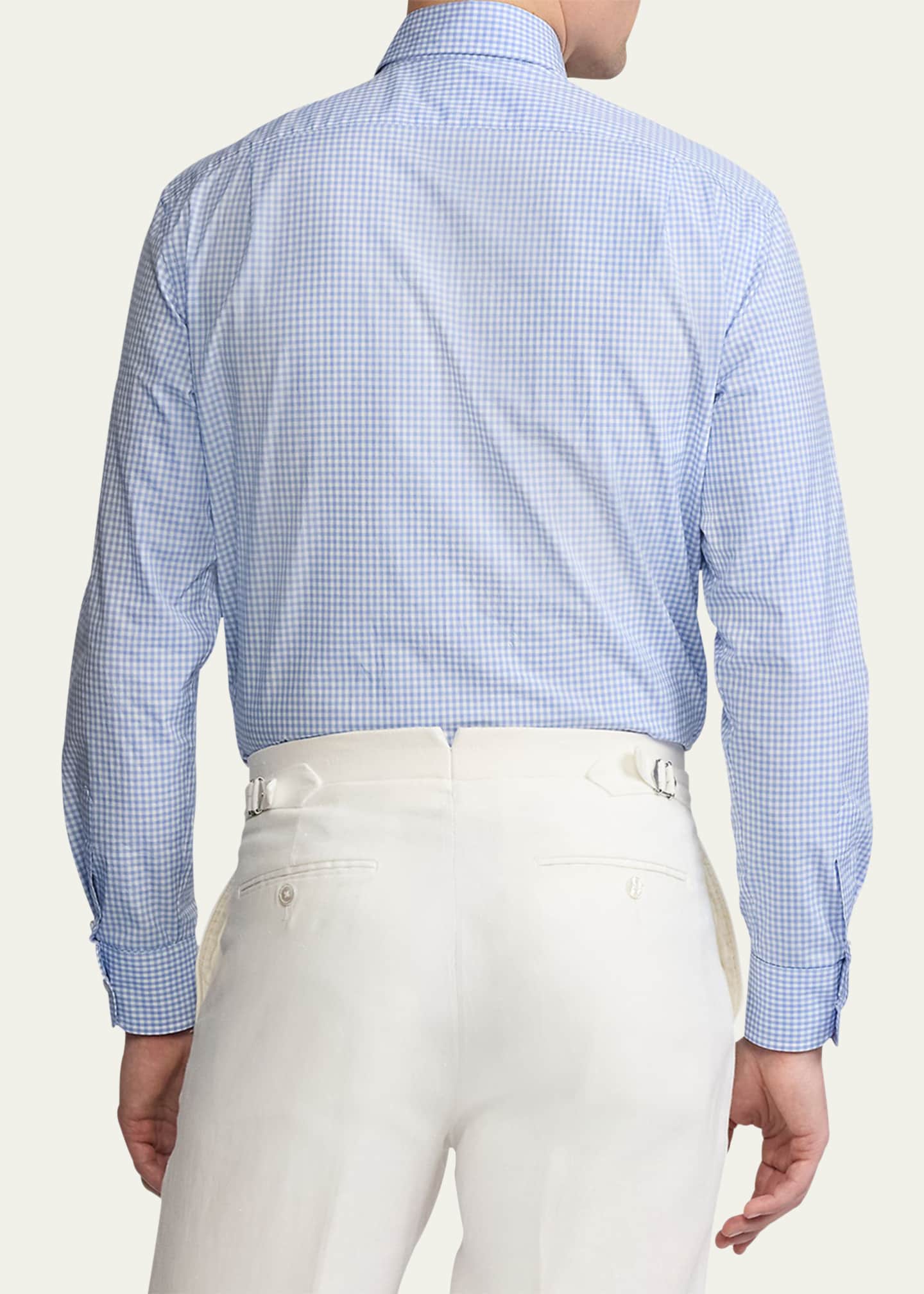 Ralph Lauren Purple Label Men's Gingham Sport Shirt Image 3 of 6