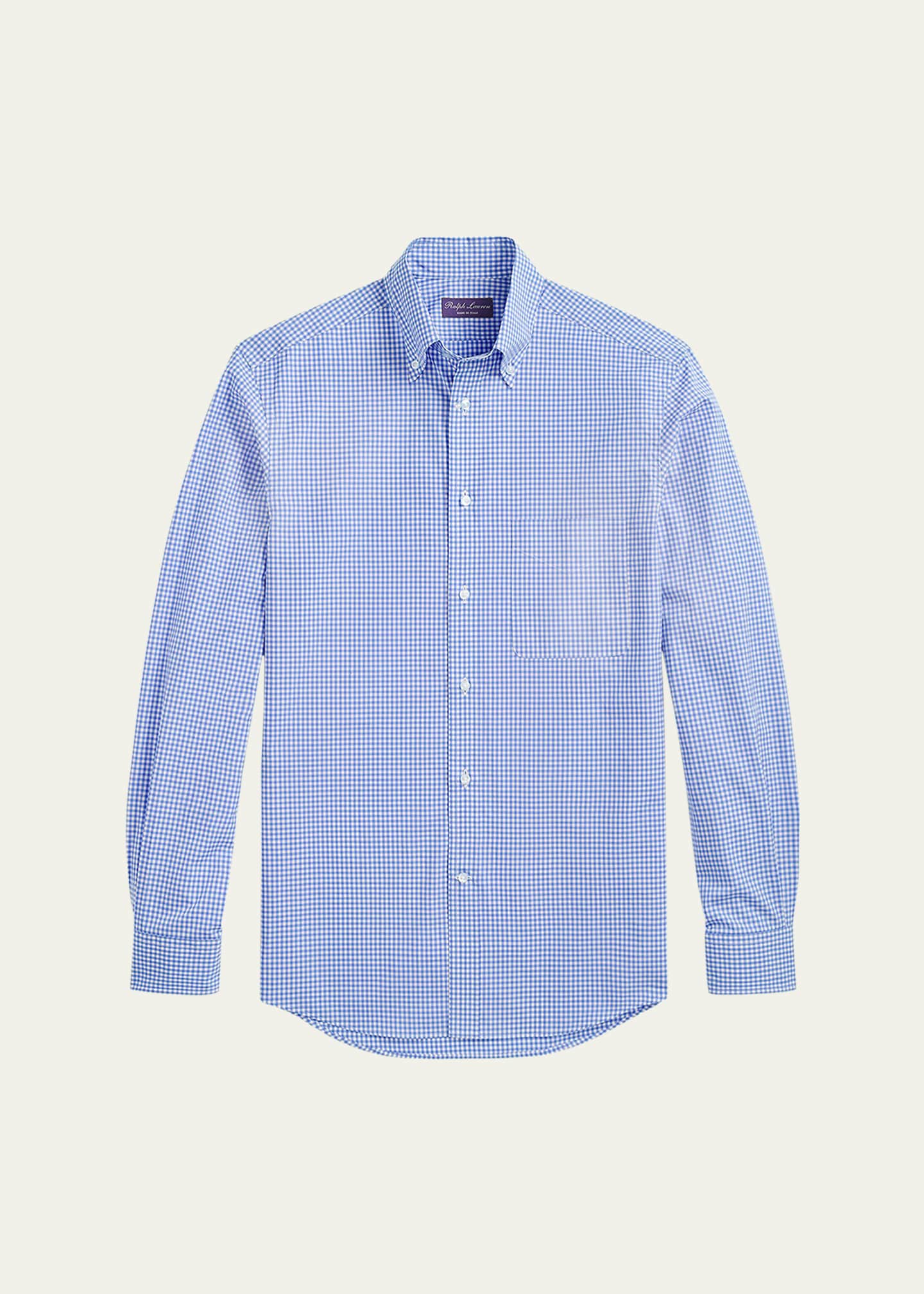 Ralph Lauren Purple Label Men's Gingham Sport Shirt Image 1 of 6