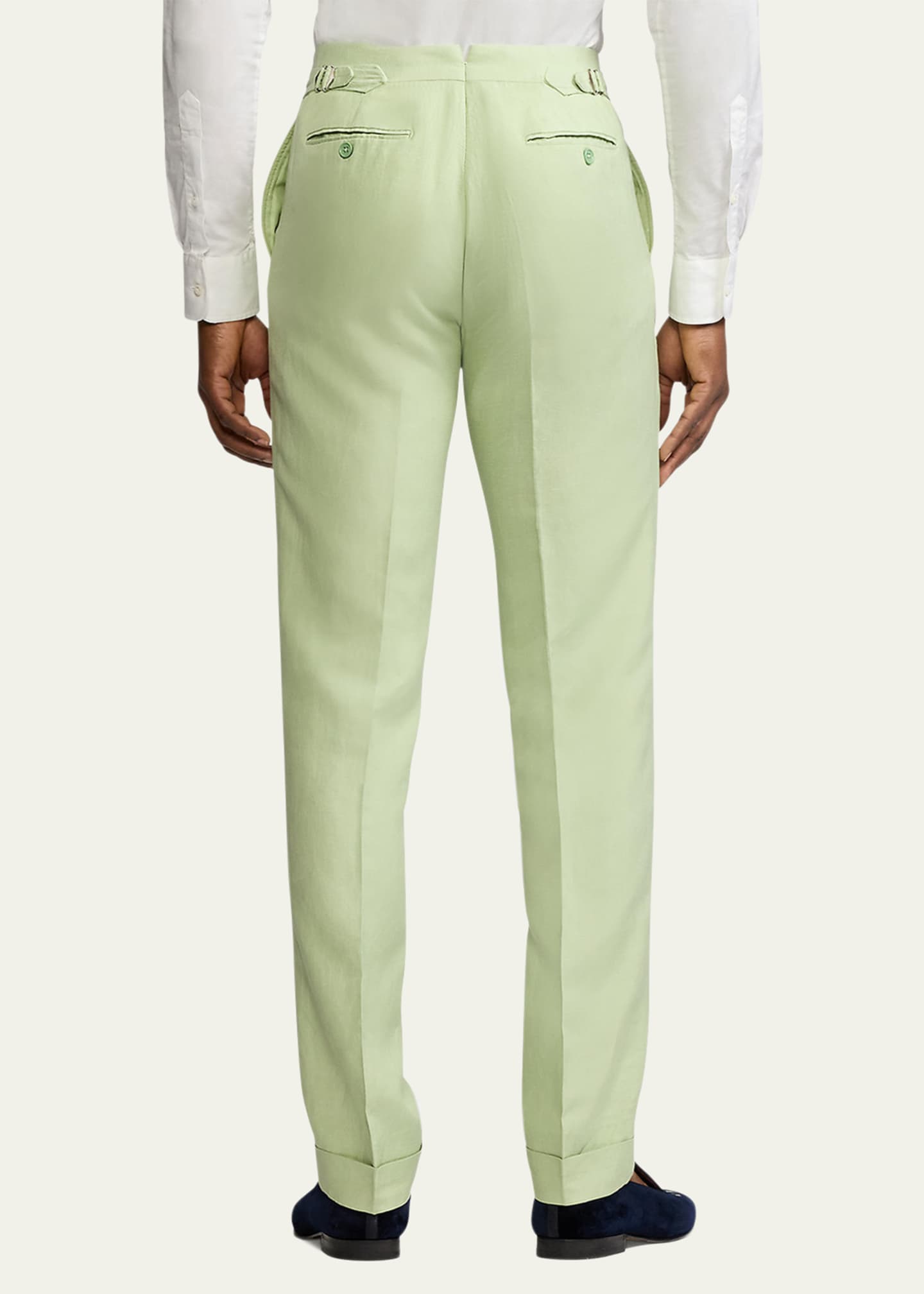 Ralph Lauren Purple Label Men's Gregory Hand-Tailored Trousers Image 3 of 6