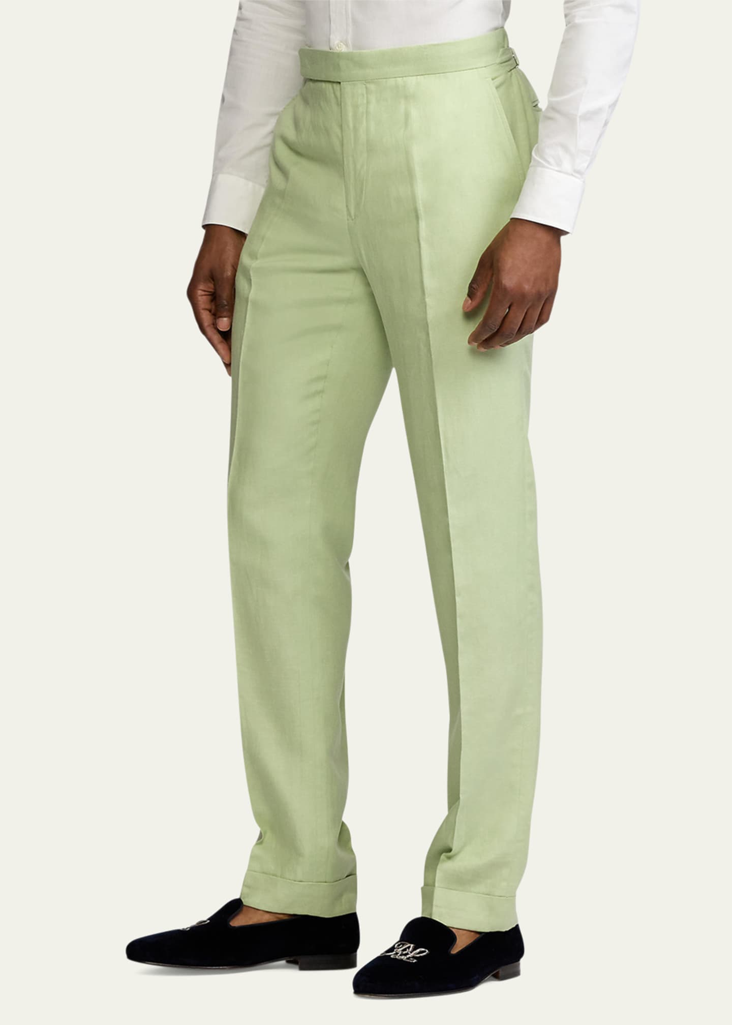 Ralph Lauren Purple Label Men's Gregory Hand-Tailored Trousers Image 6 of 6