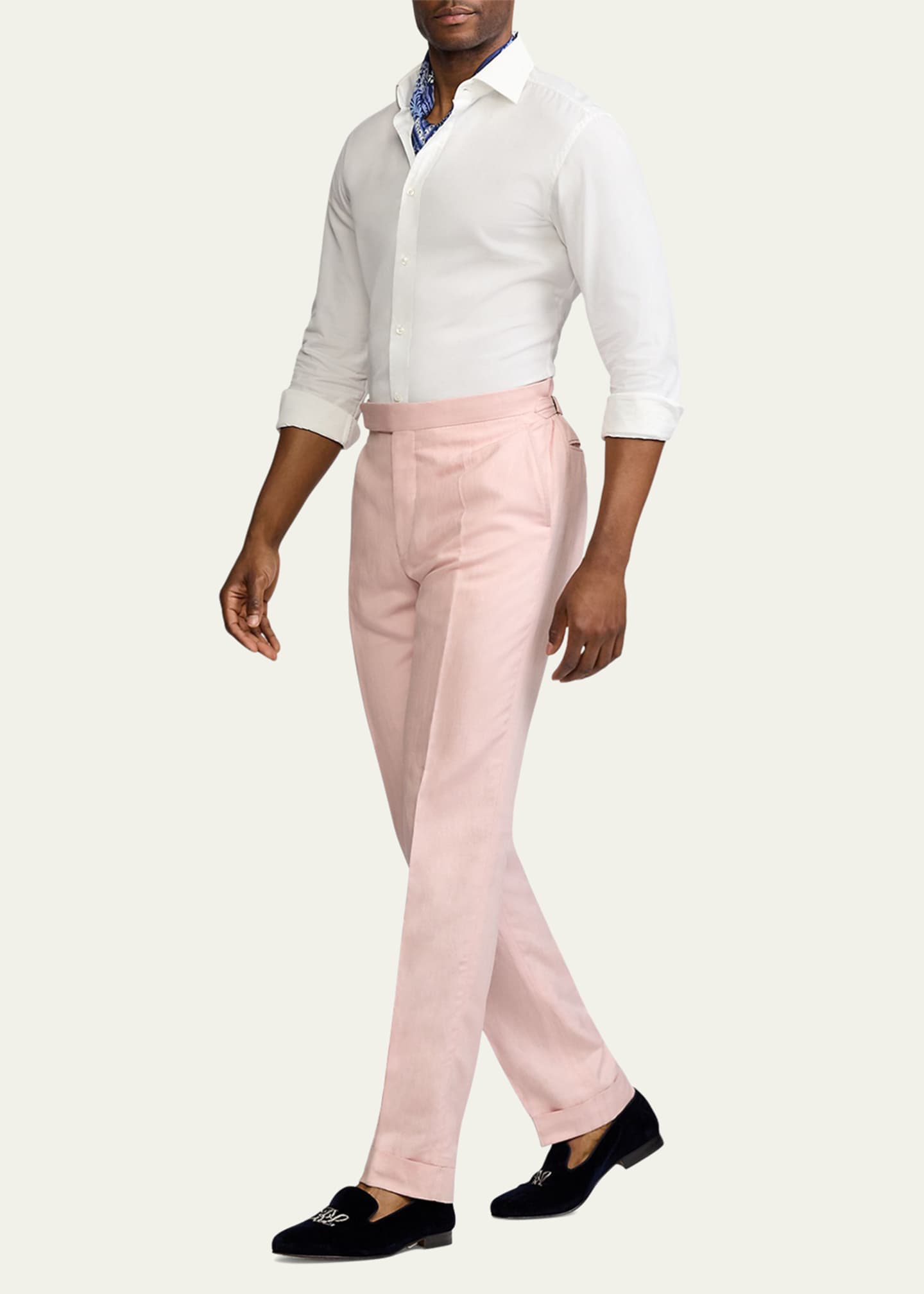 Ralph Lauren Purple Label Men's Gregory Hand-Tailored Trousers Image 2 of 6